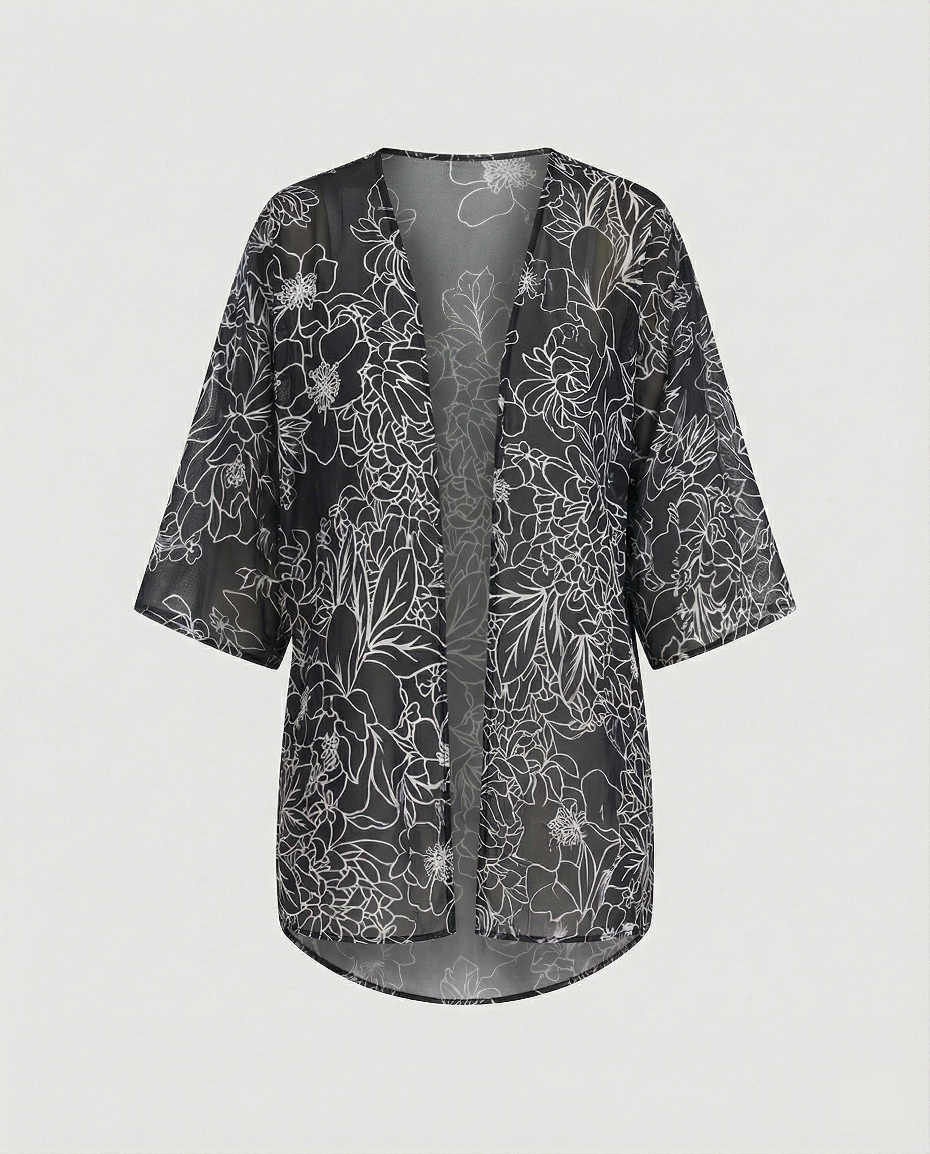 Open Kimono Women's Floral