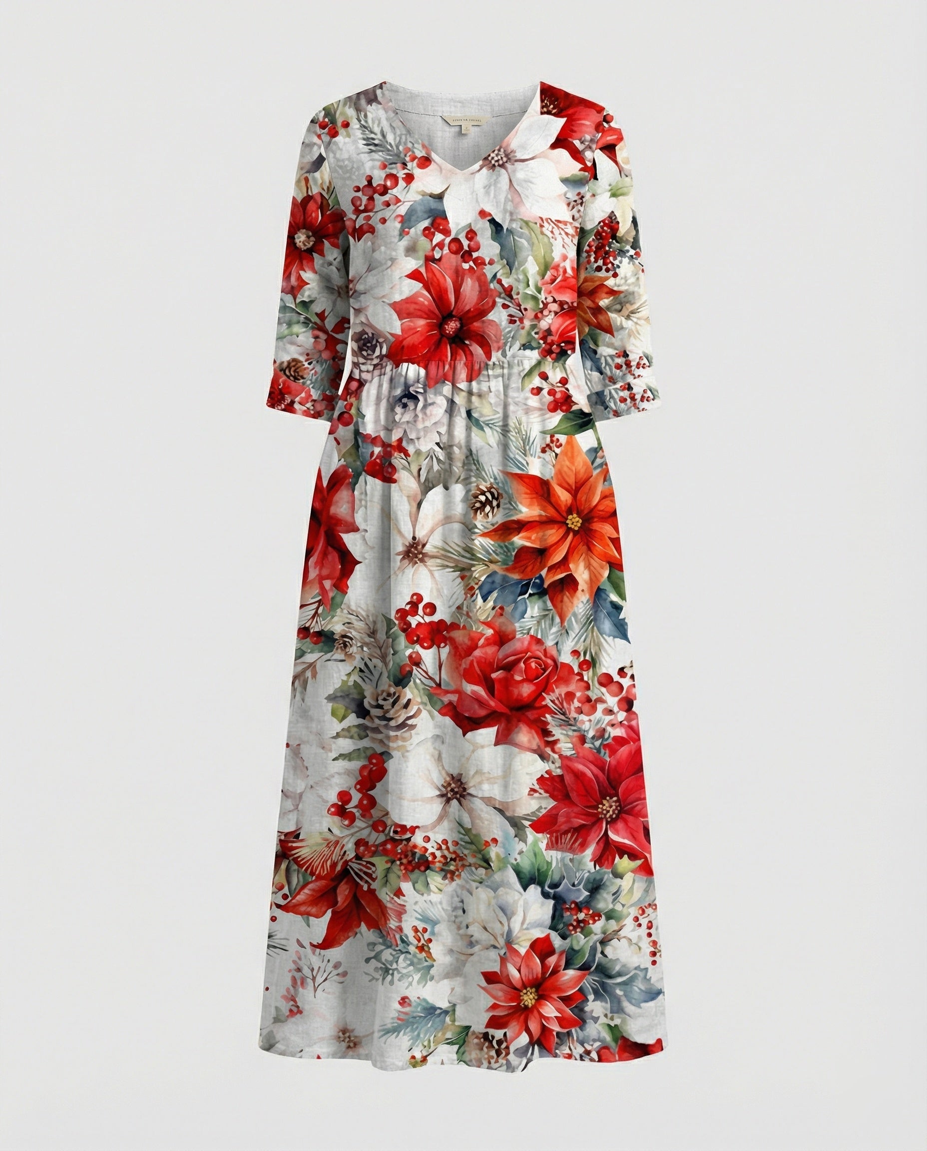 A-Line Maxi Dress Women With Pockets
