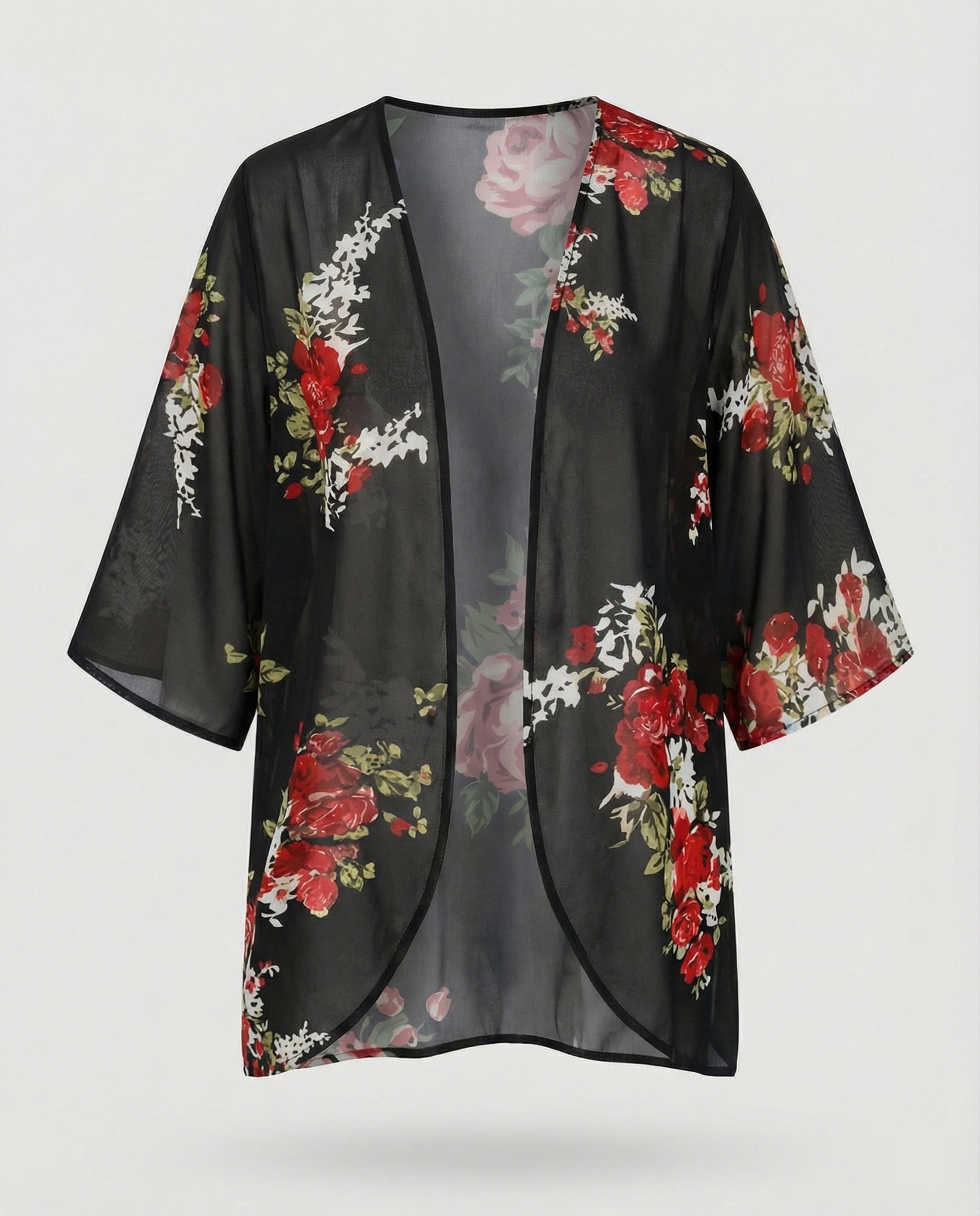 Open Kimono Women's Floral