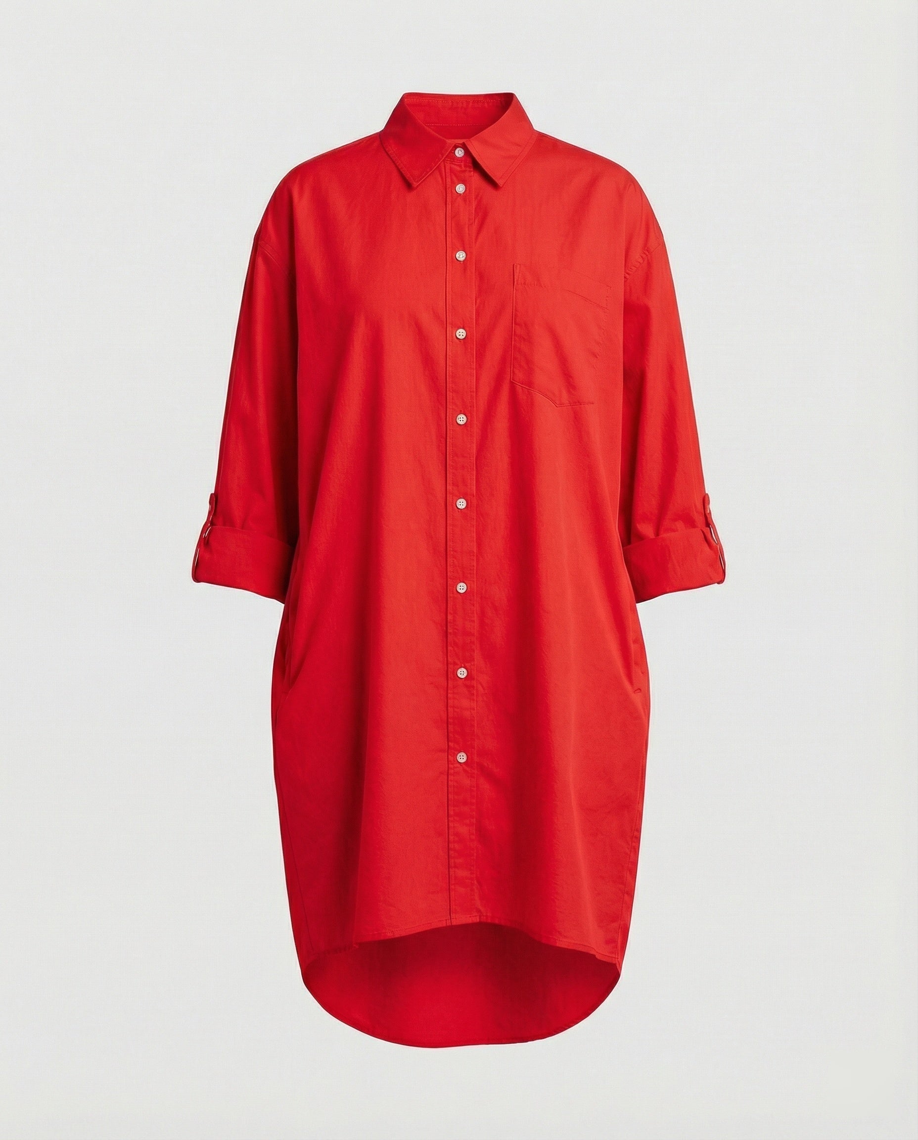 Women's shirt dress casual dress