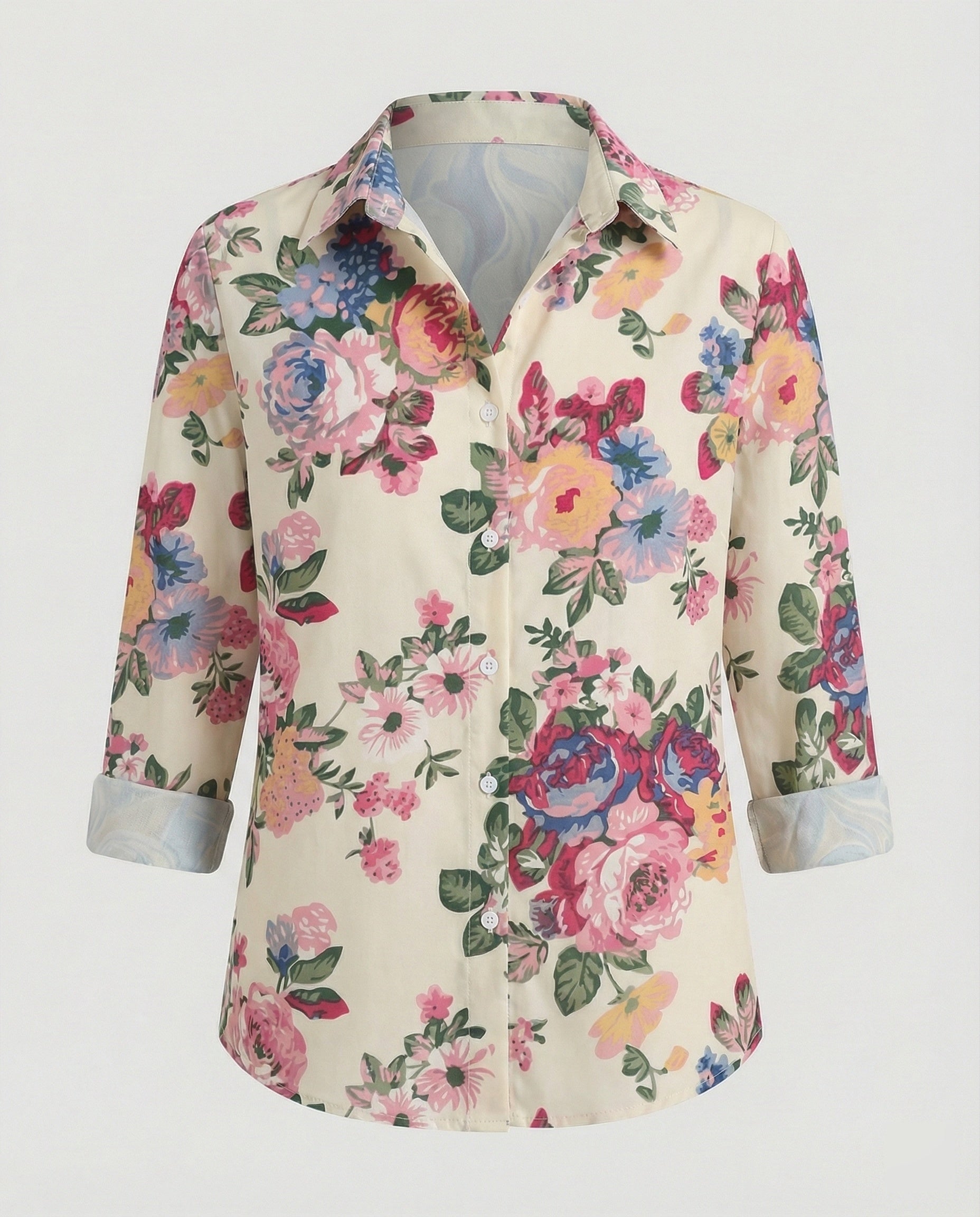 Women's Shirt Blouse Cat Print