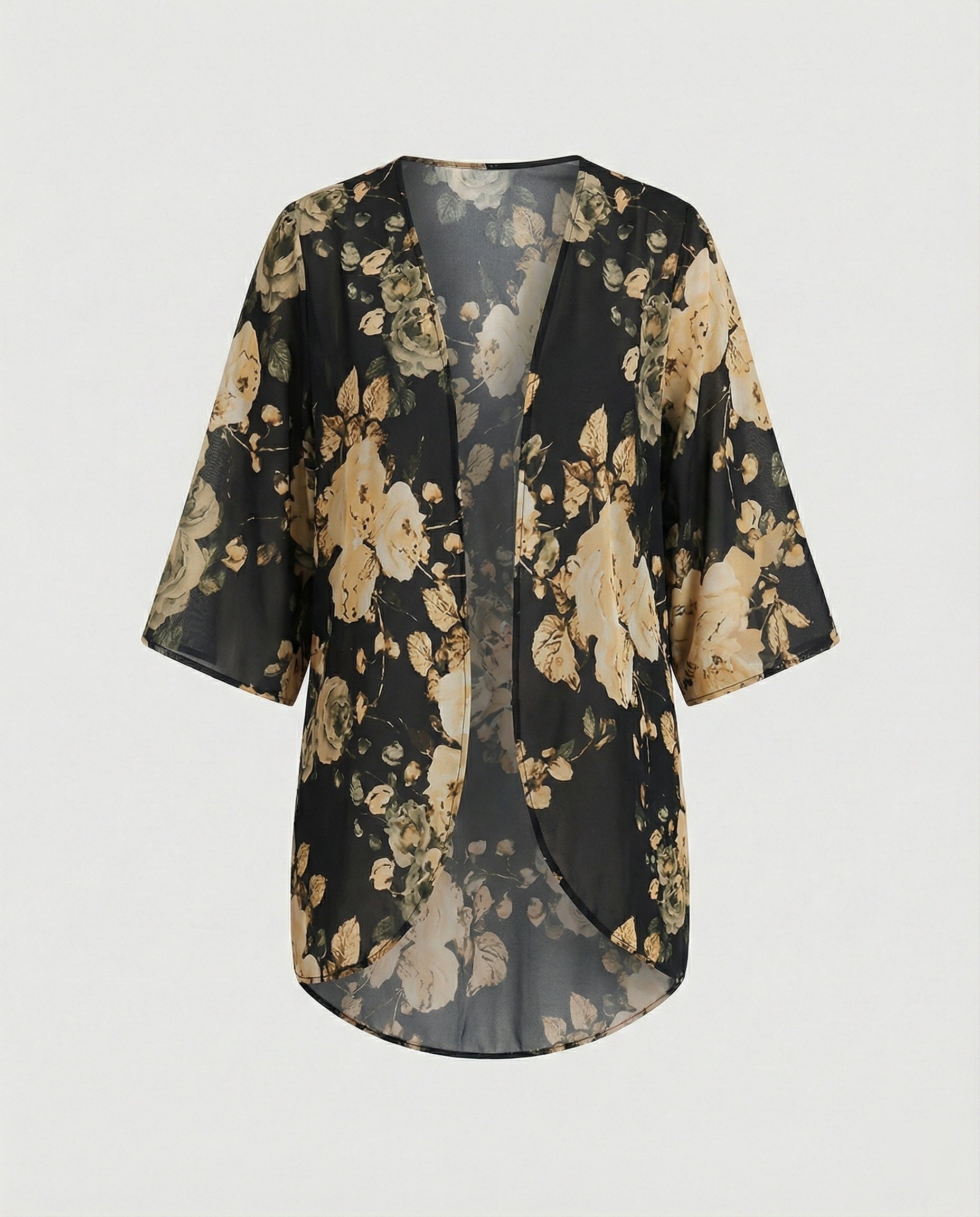 Open Kimono Women's Floral