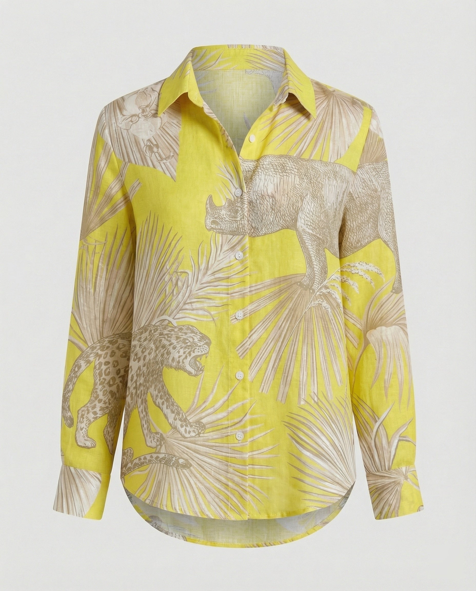 Light blouse women watercolor flowers