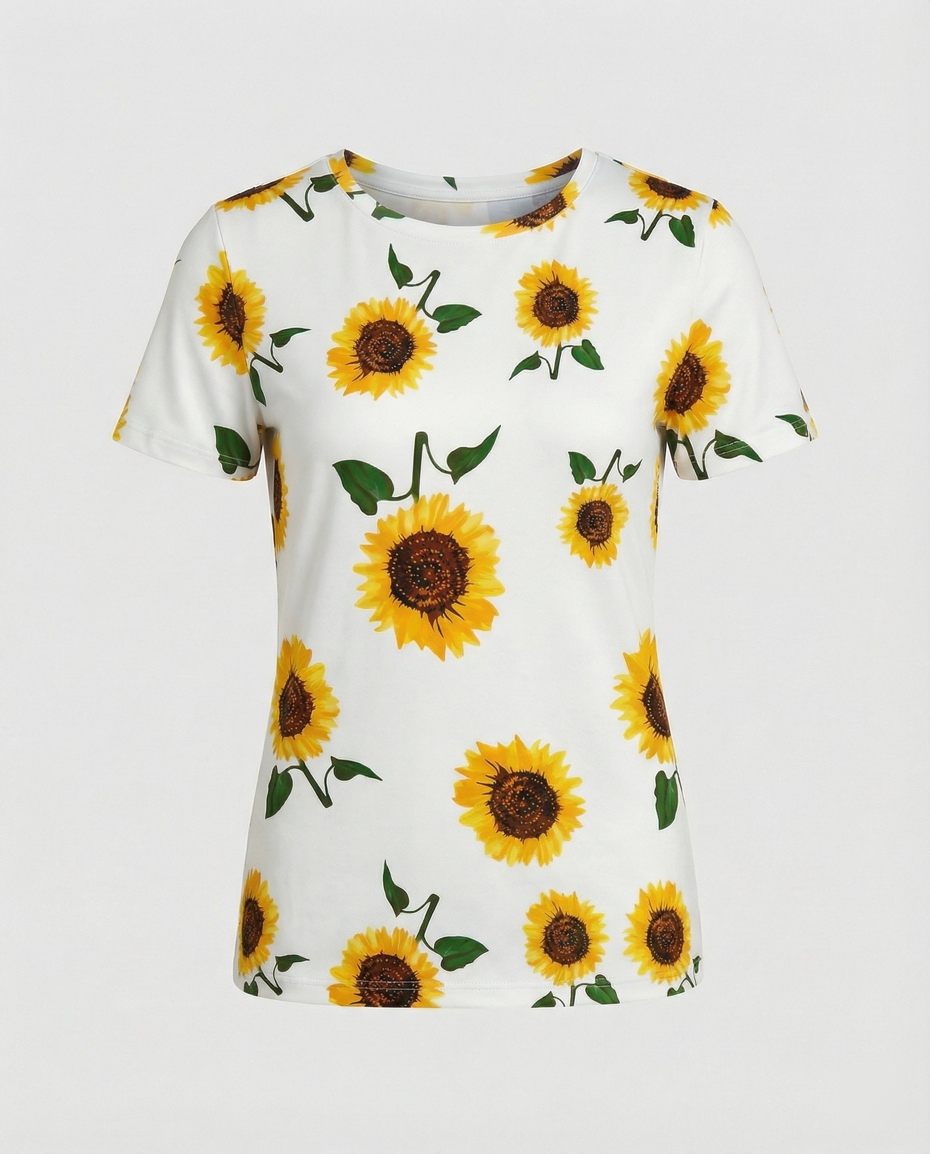 Short Sleeve Shirt Women With Floral Print