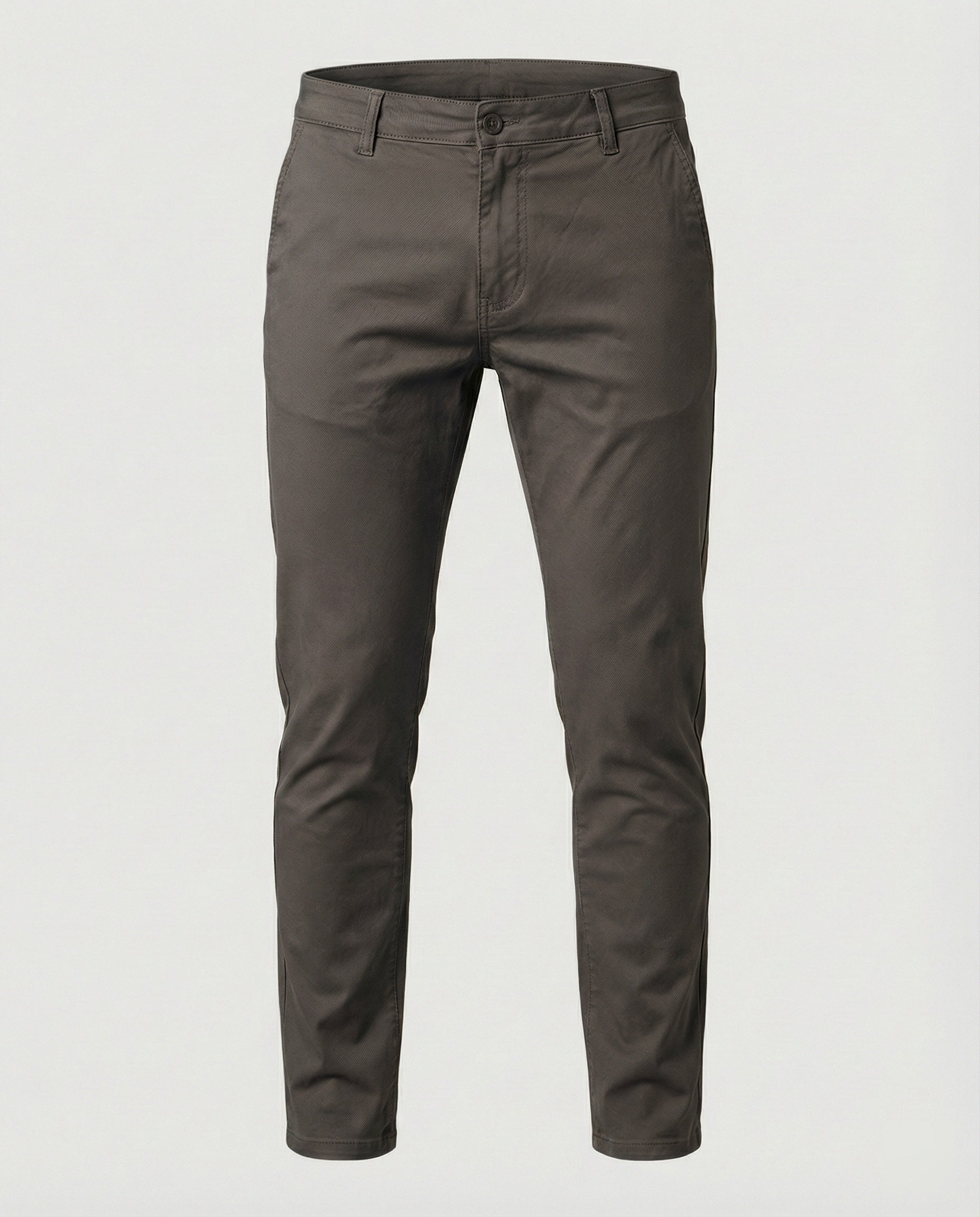 Men's Slim Fit Chino Pants with Elastic Waistband