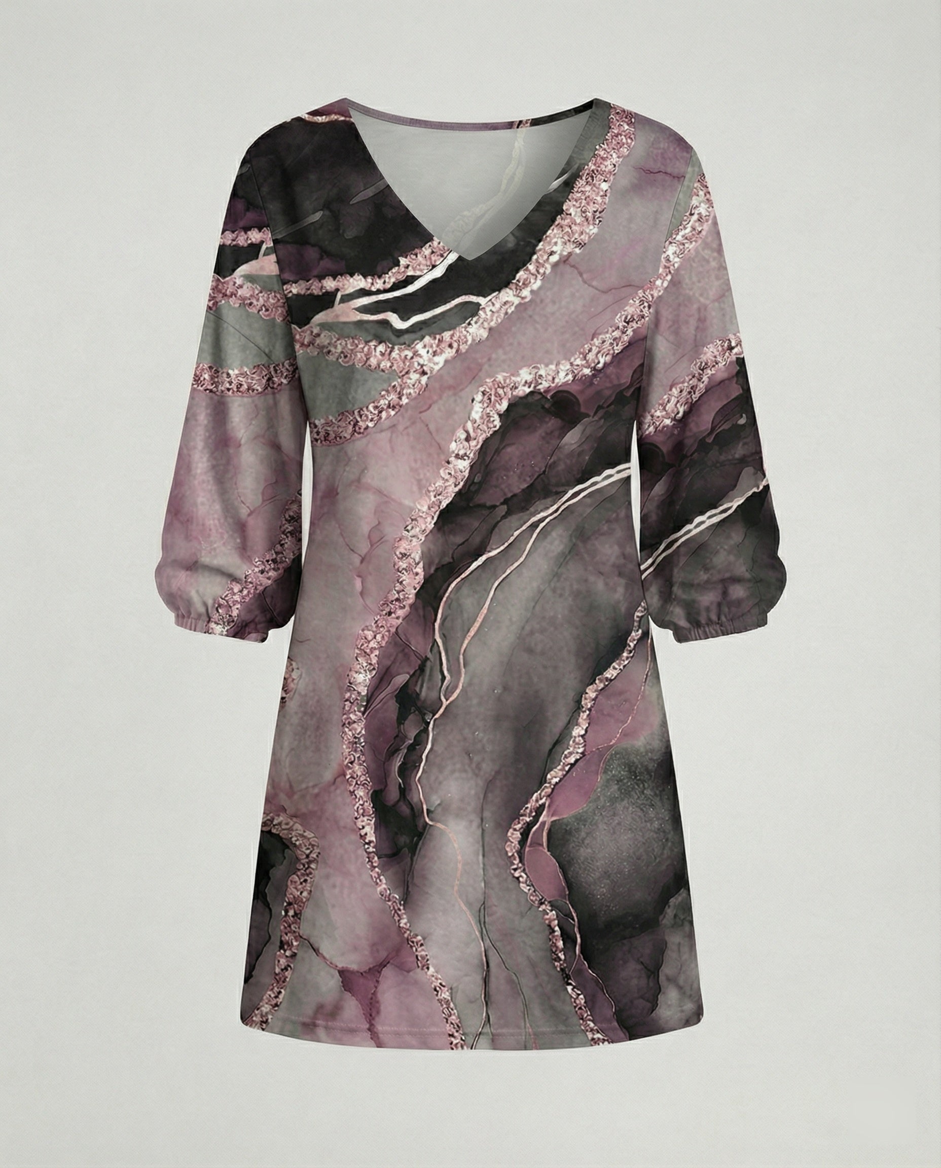 Maxi dress women vintage rose print