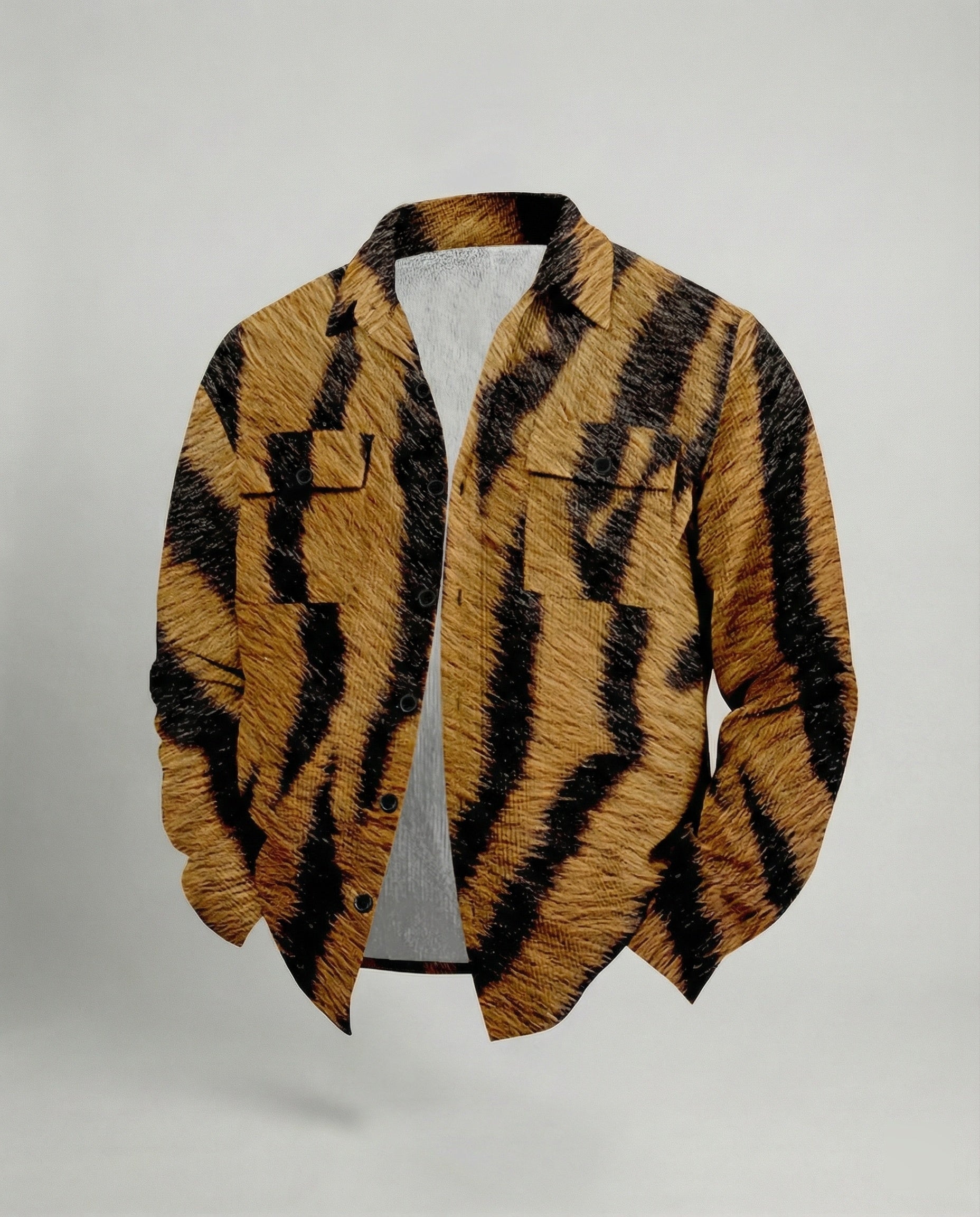 Men's Long Sleeve Shirt Cord Casual