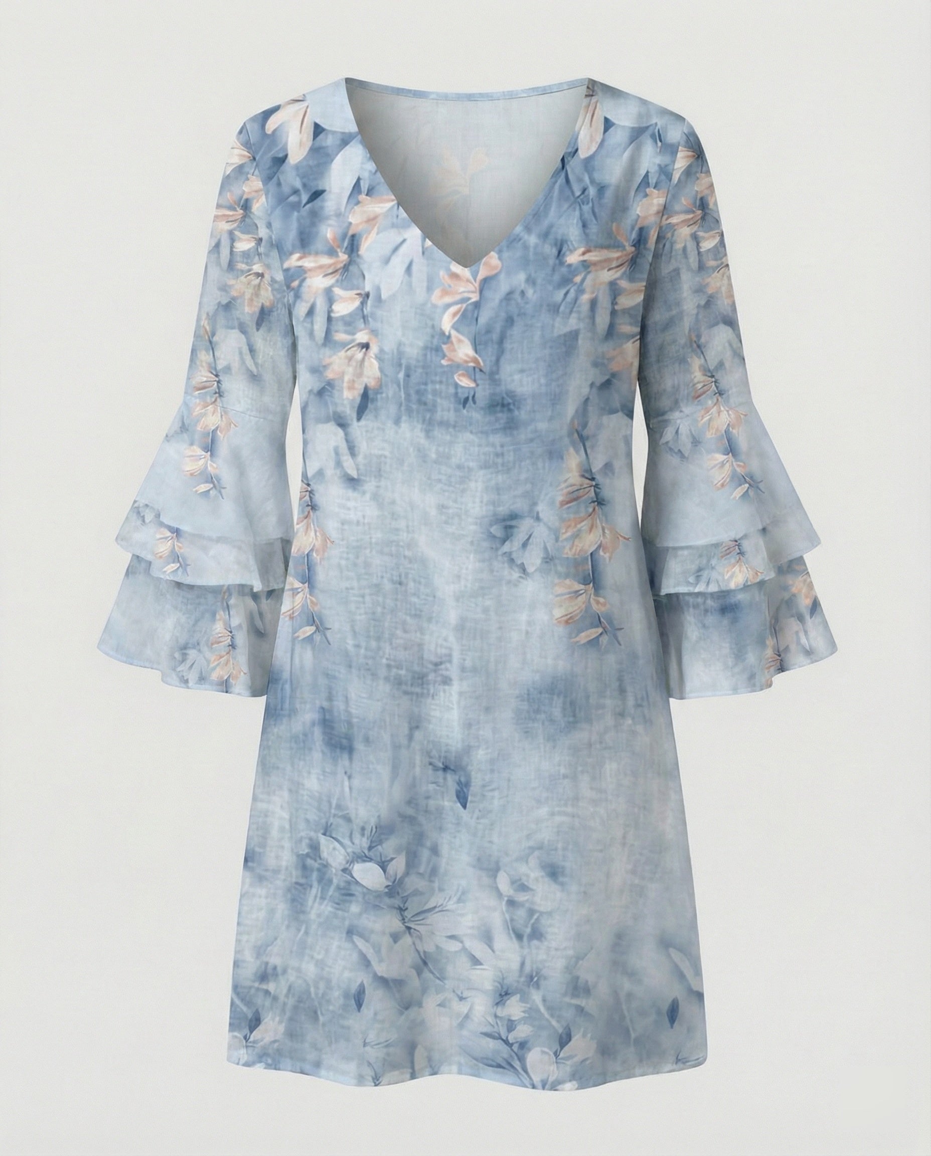 Ladies Floral Mini Dress Summer