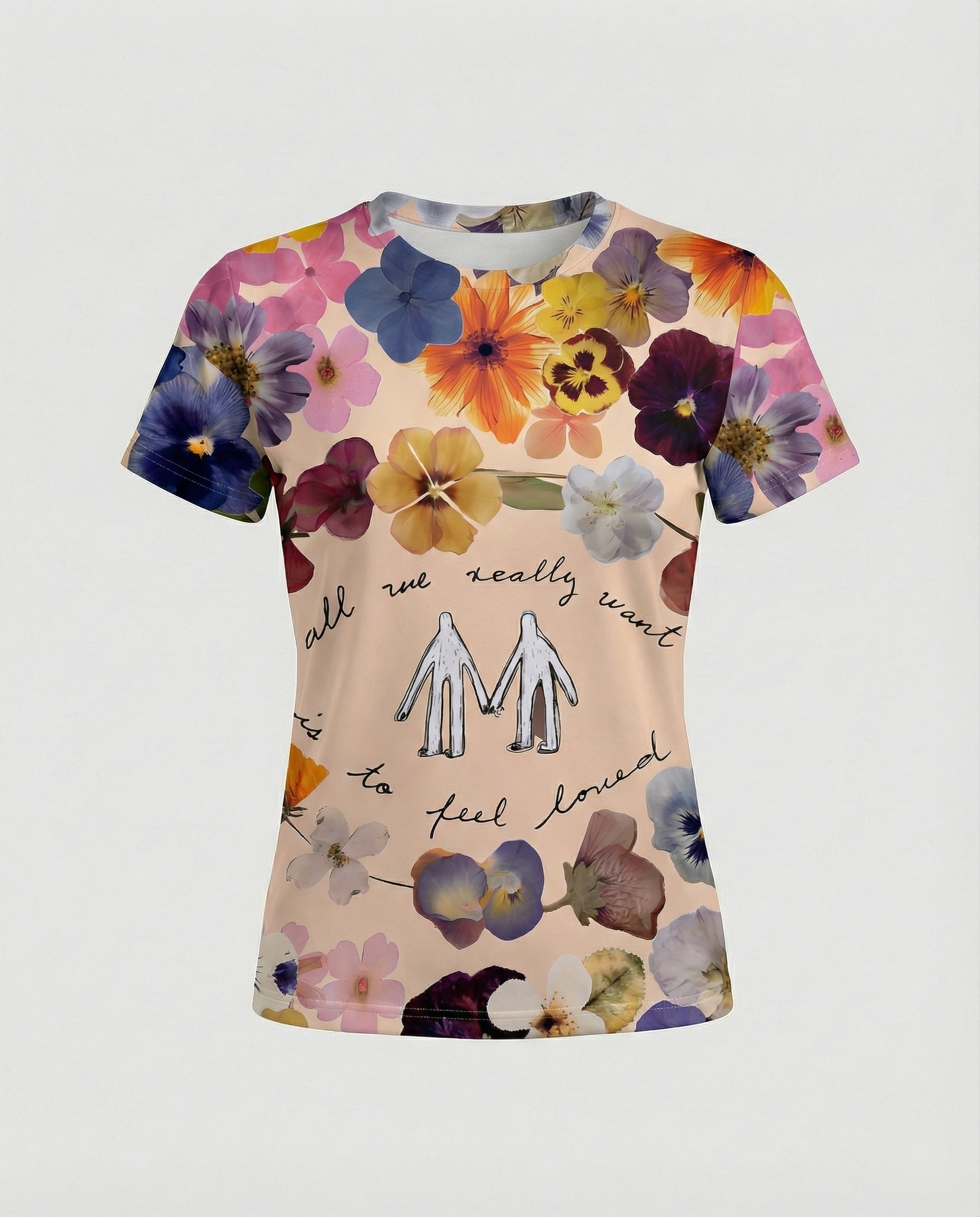 Short Sleeve Shirt Skull Print Women