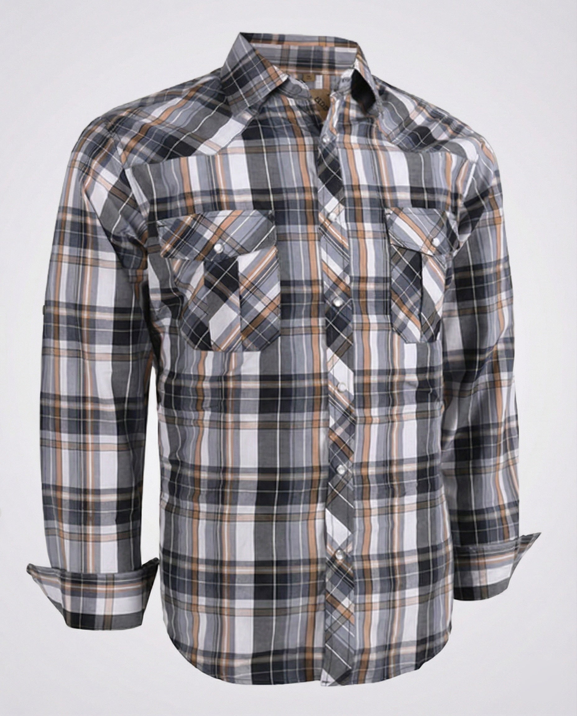 Men's Casual Shirt Checkered Tailored