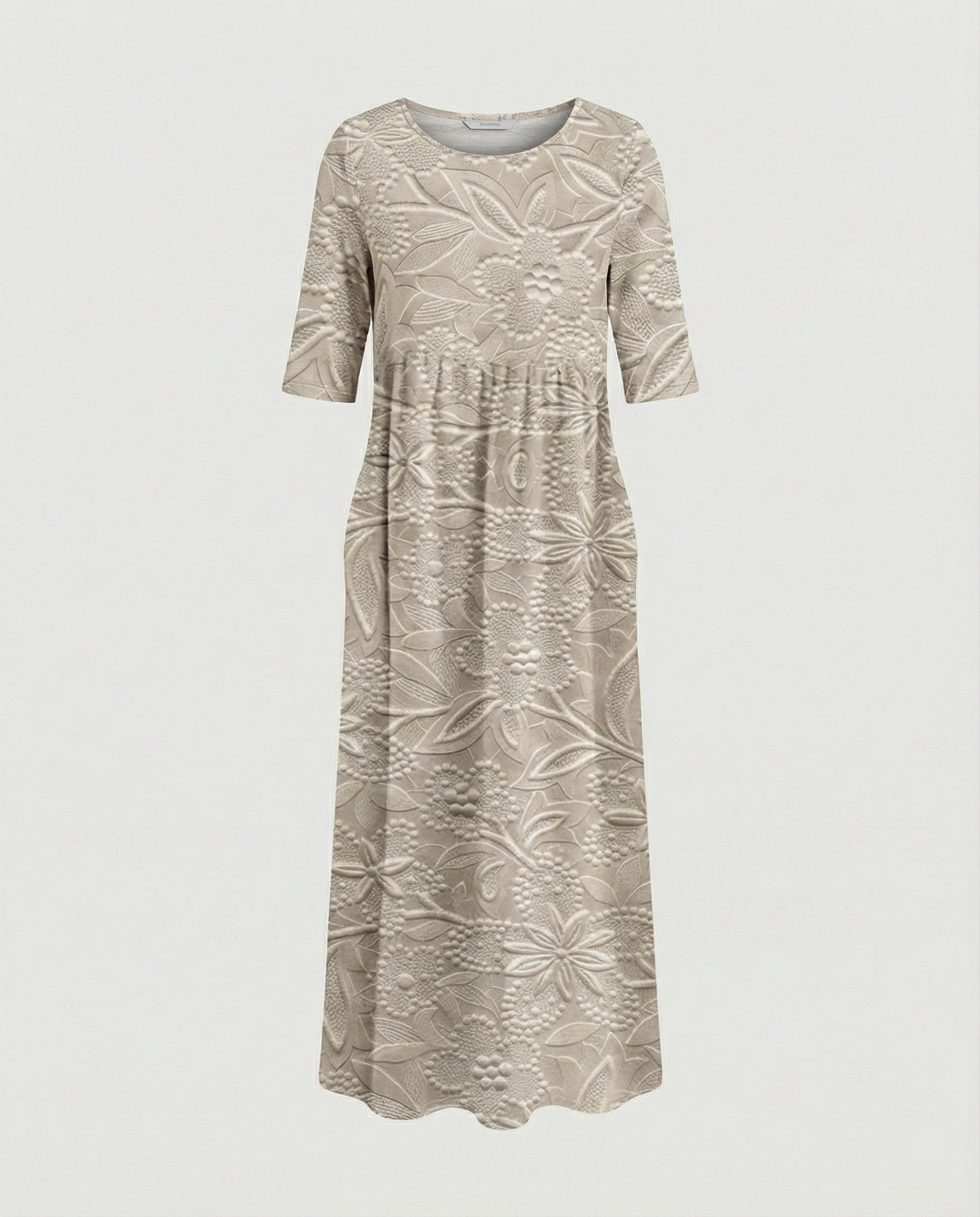 Women's maxi dress with pockets airy