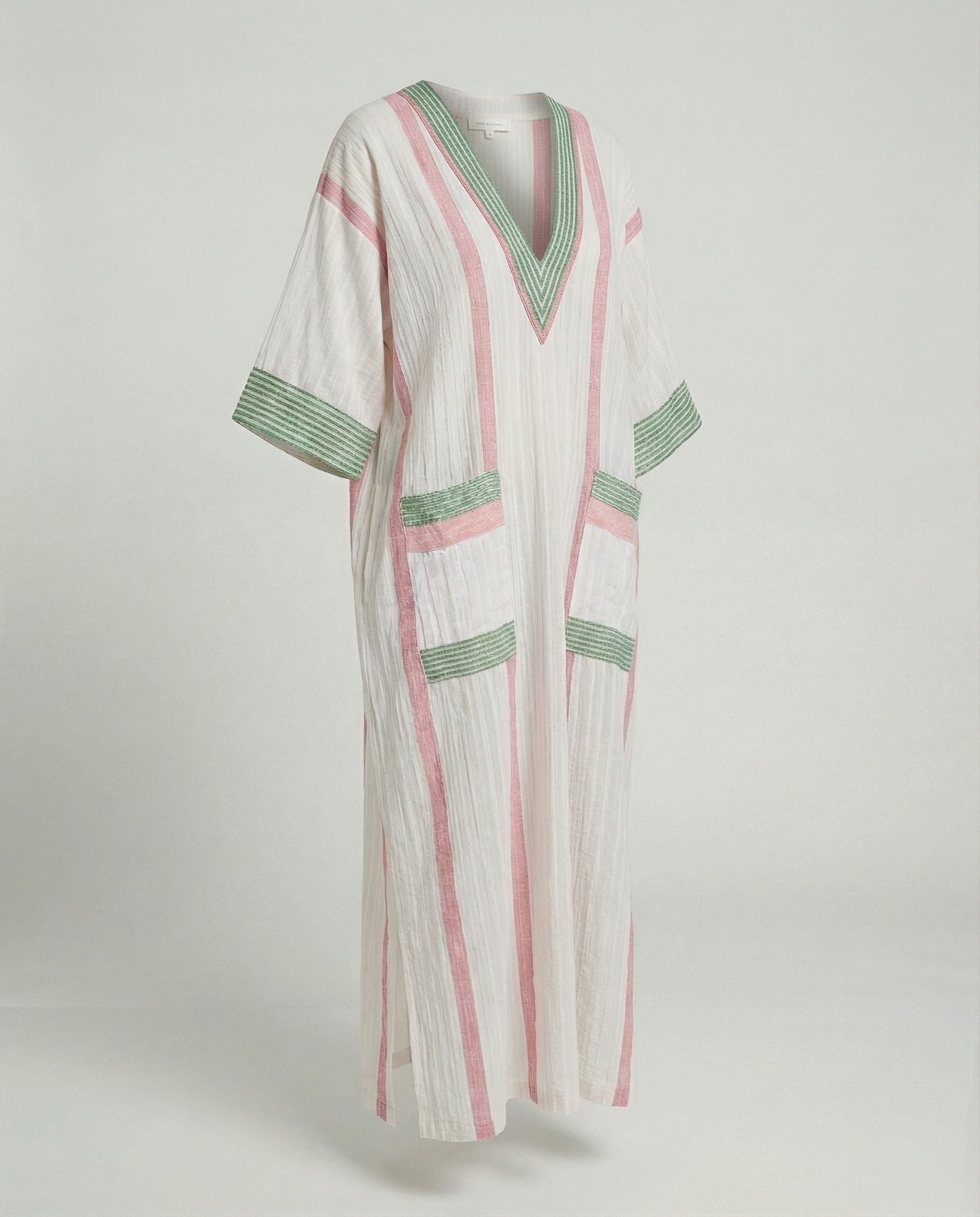 Linen Kaftan Maxi Dress Women