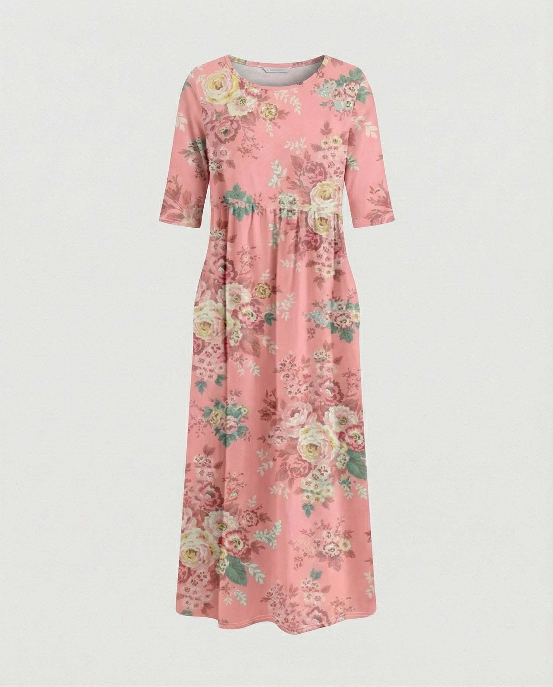 Women's maxi dress with pockets airy