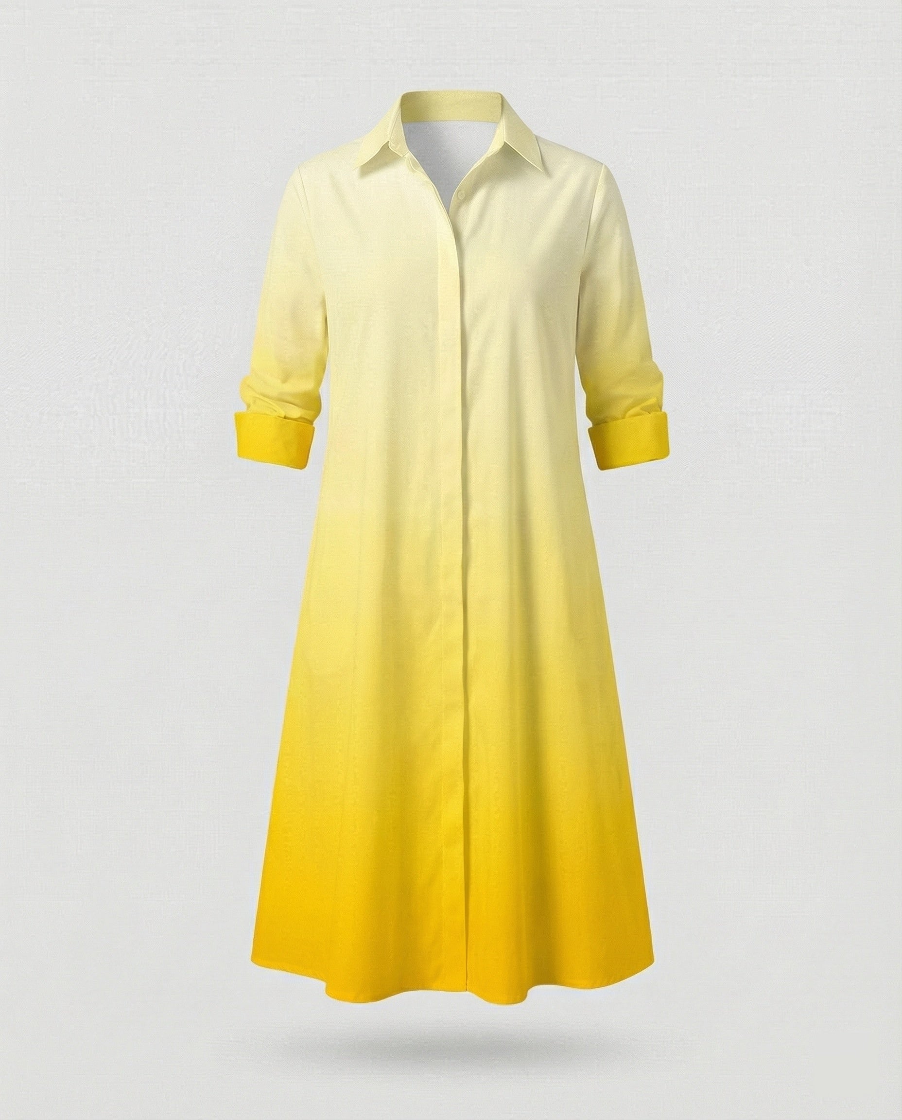 Women Shirt Dress Cotton Casual