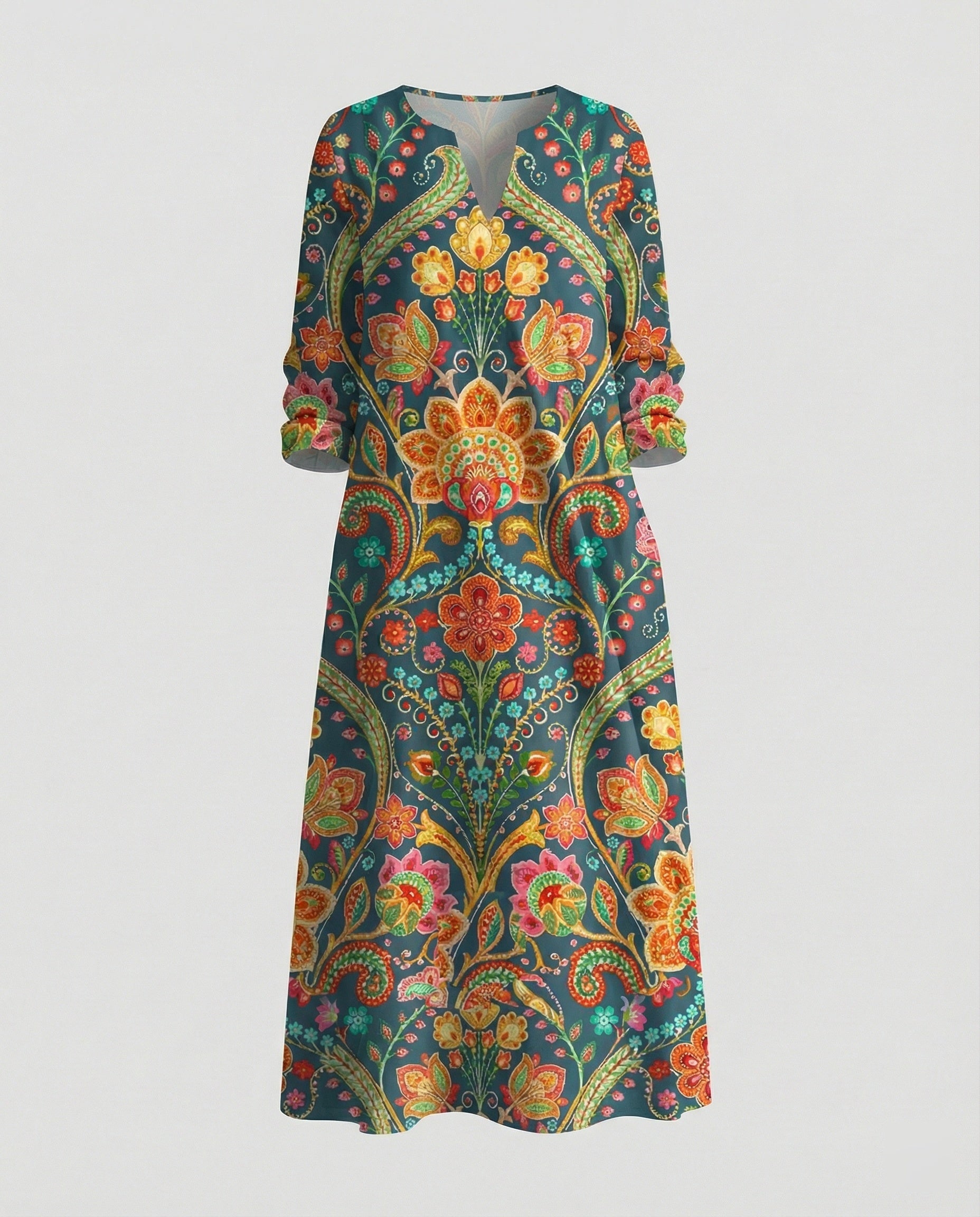 Boho Maxi Dress Summer Women Pockets