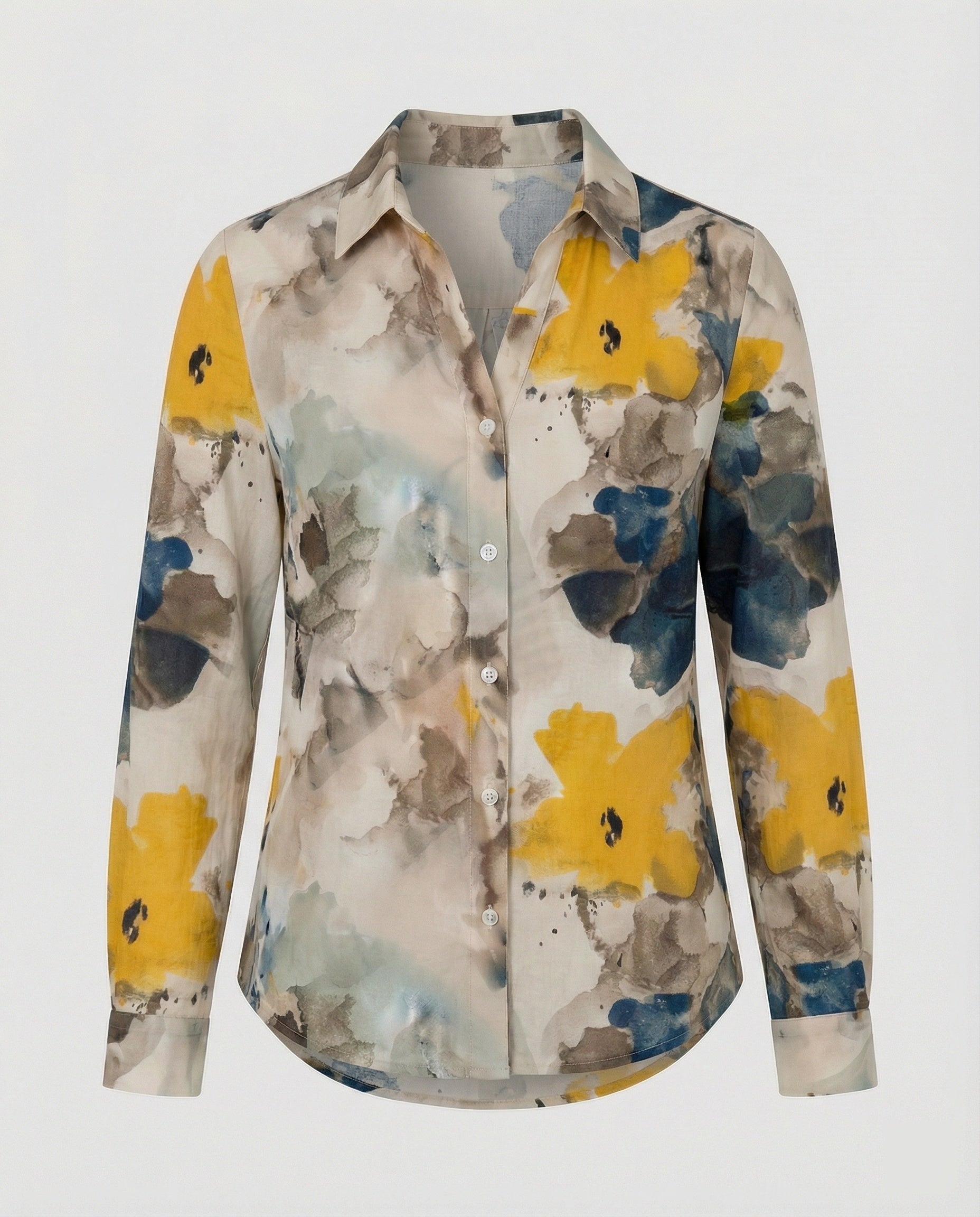 Women's Shirt Blouse Cat Print