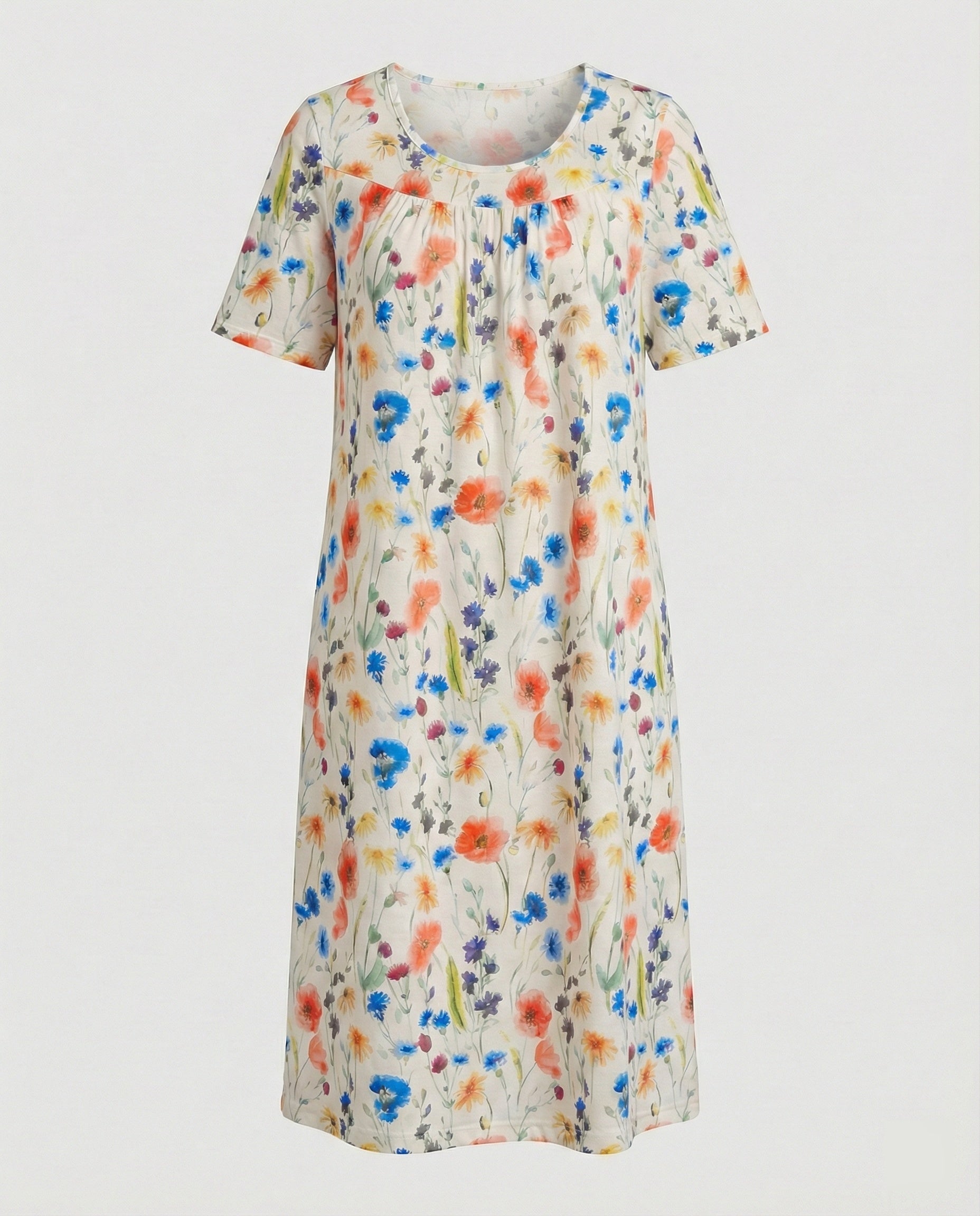 Ladies leisure dress jersey knee-length
