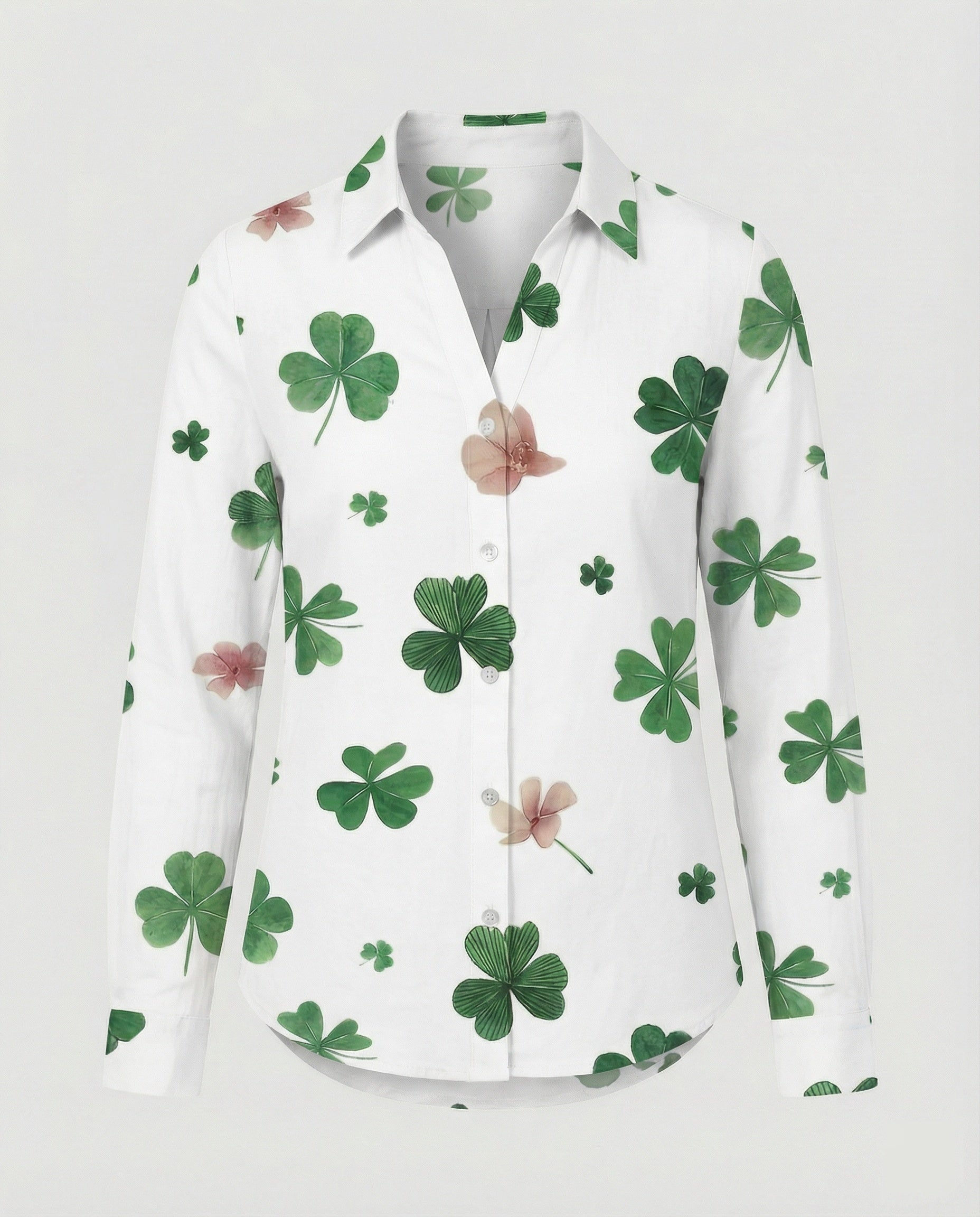 Women's Shirt Blouse Cat Print