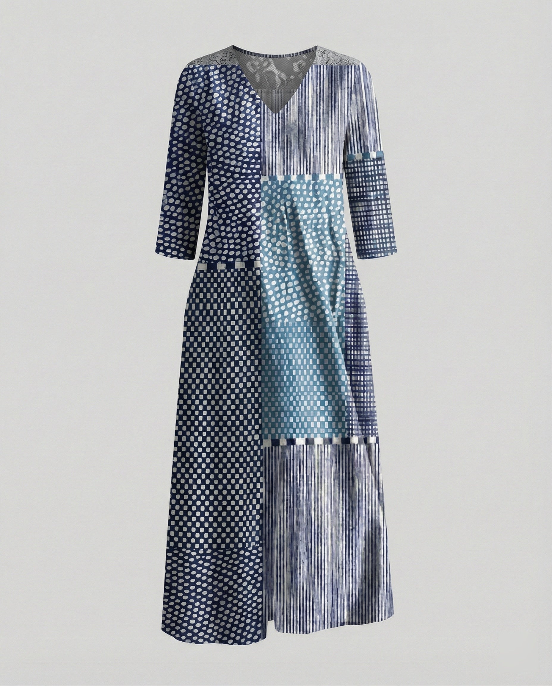 A-Line Maxi Dress Women With Pockets