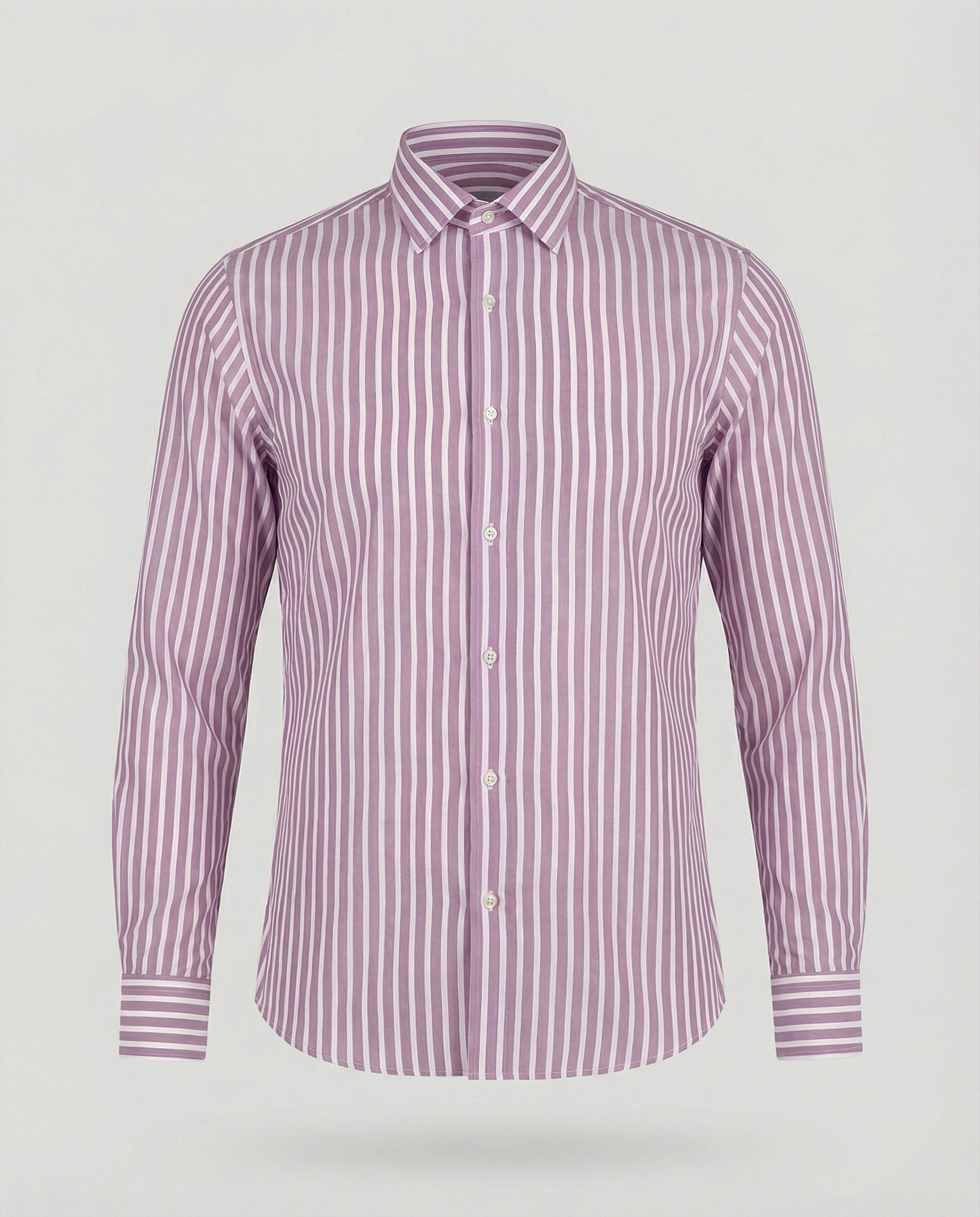 Men's Business Shirt Striped Kent Collar