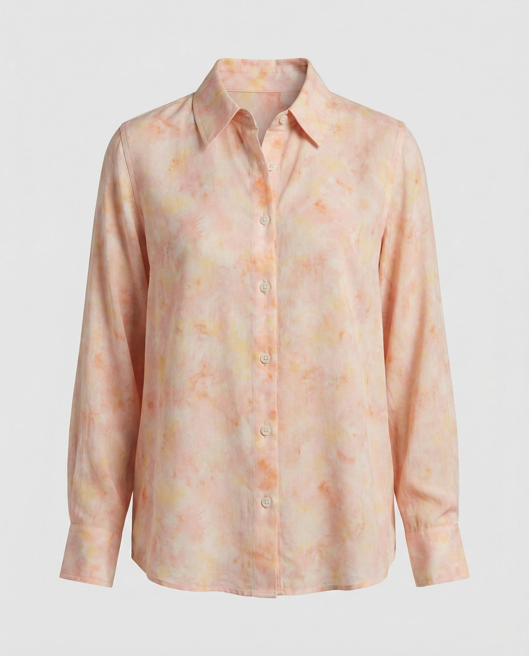 Women's Blouse Chiffon Watercolor