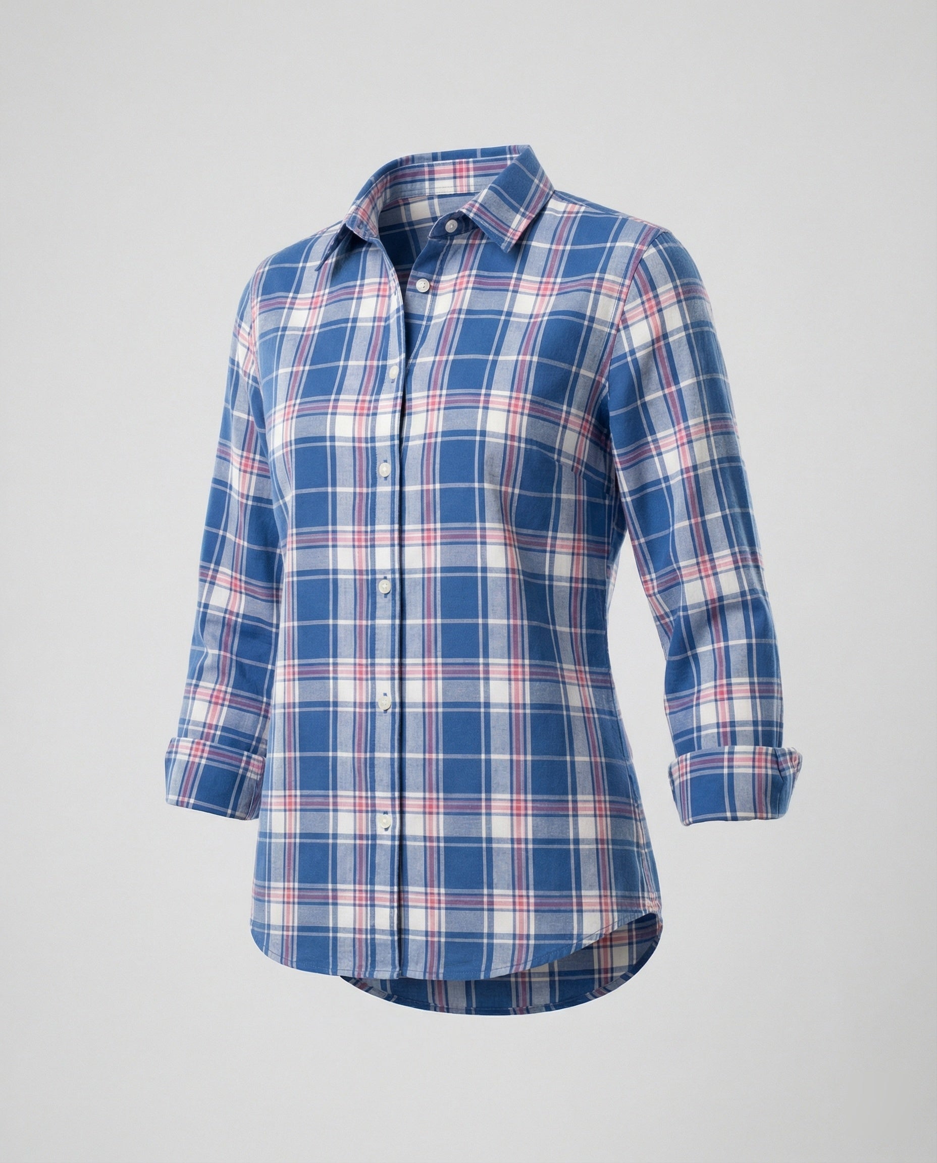 Long Sleeve Shirt Blouse Patchwork Ladies