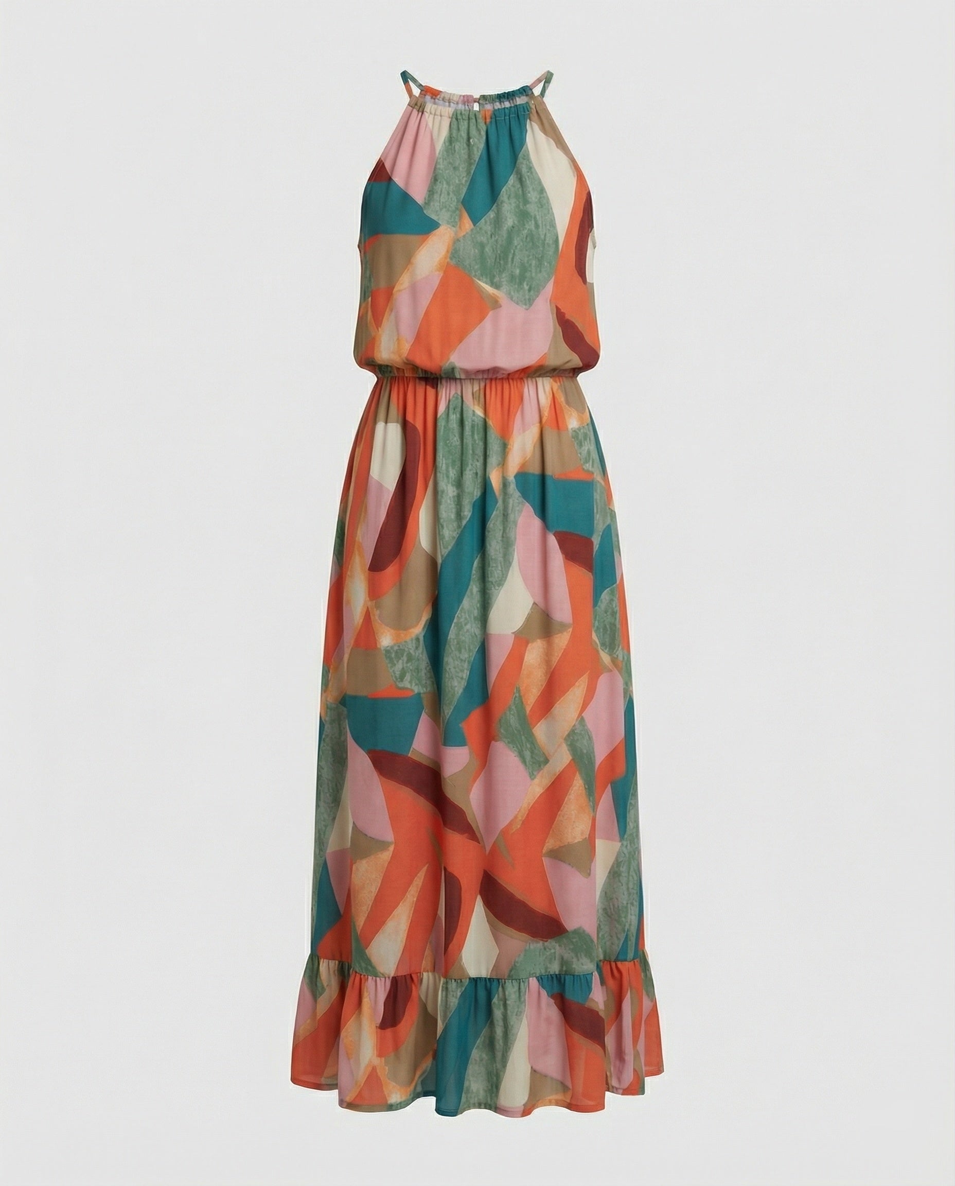 Women Max Dress Summer Halter