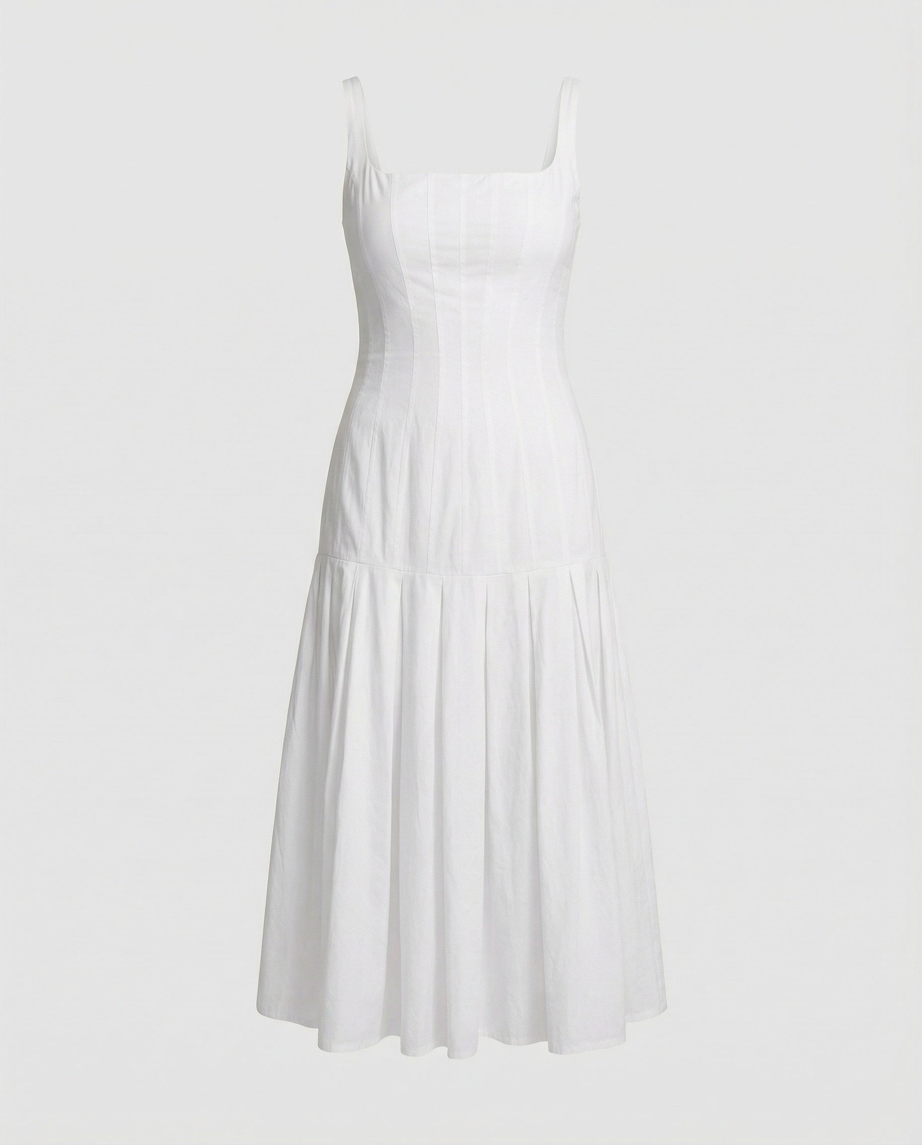 Women Midi Dress with Elegant Cut