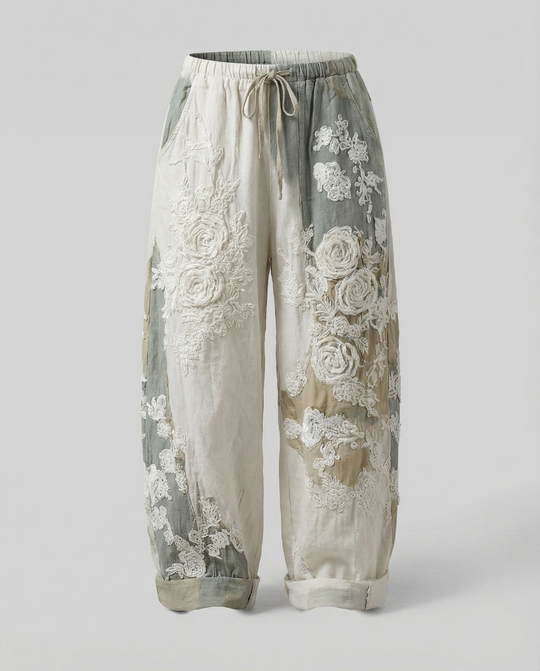 Women's Harem Pants Boho Patchwork