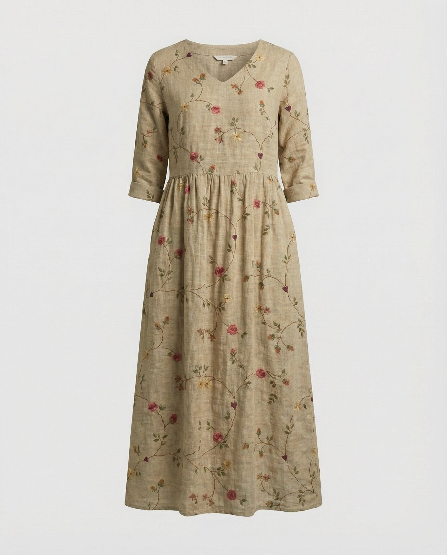 A-Line Maxi Dress Women With Pockets