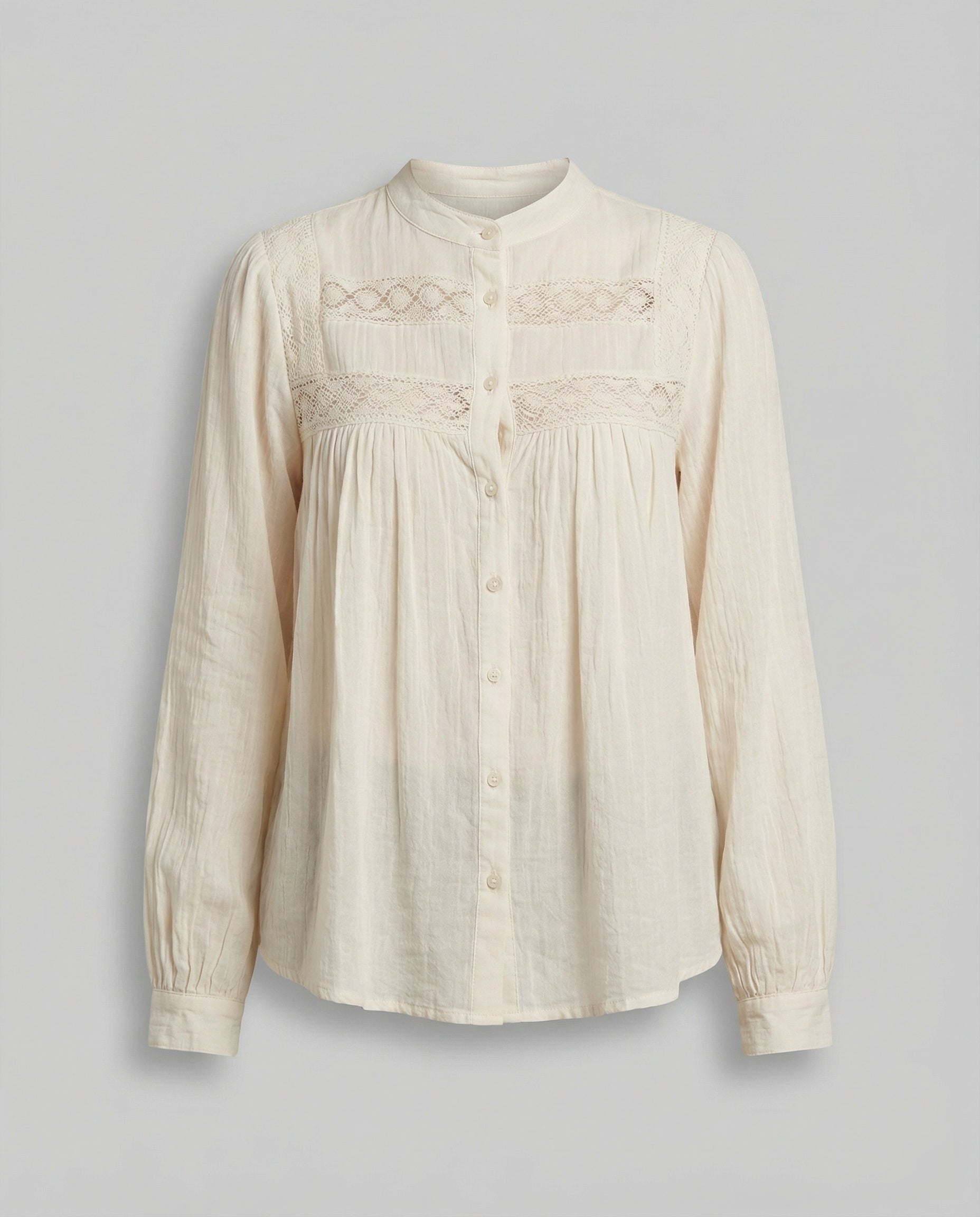 Cotton blouse women with embroidery