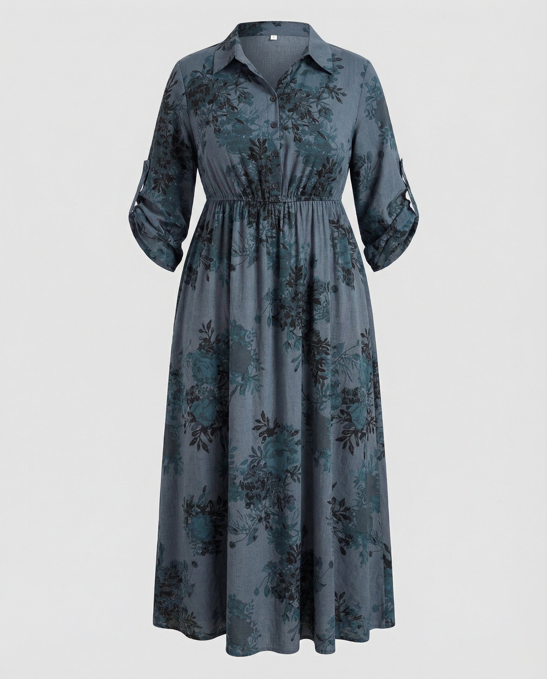 Leisure dress women shirt dress A-line