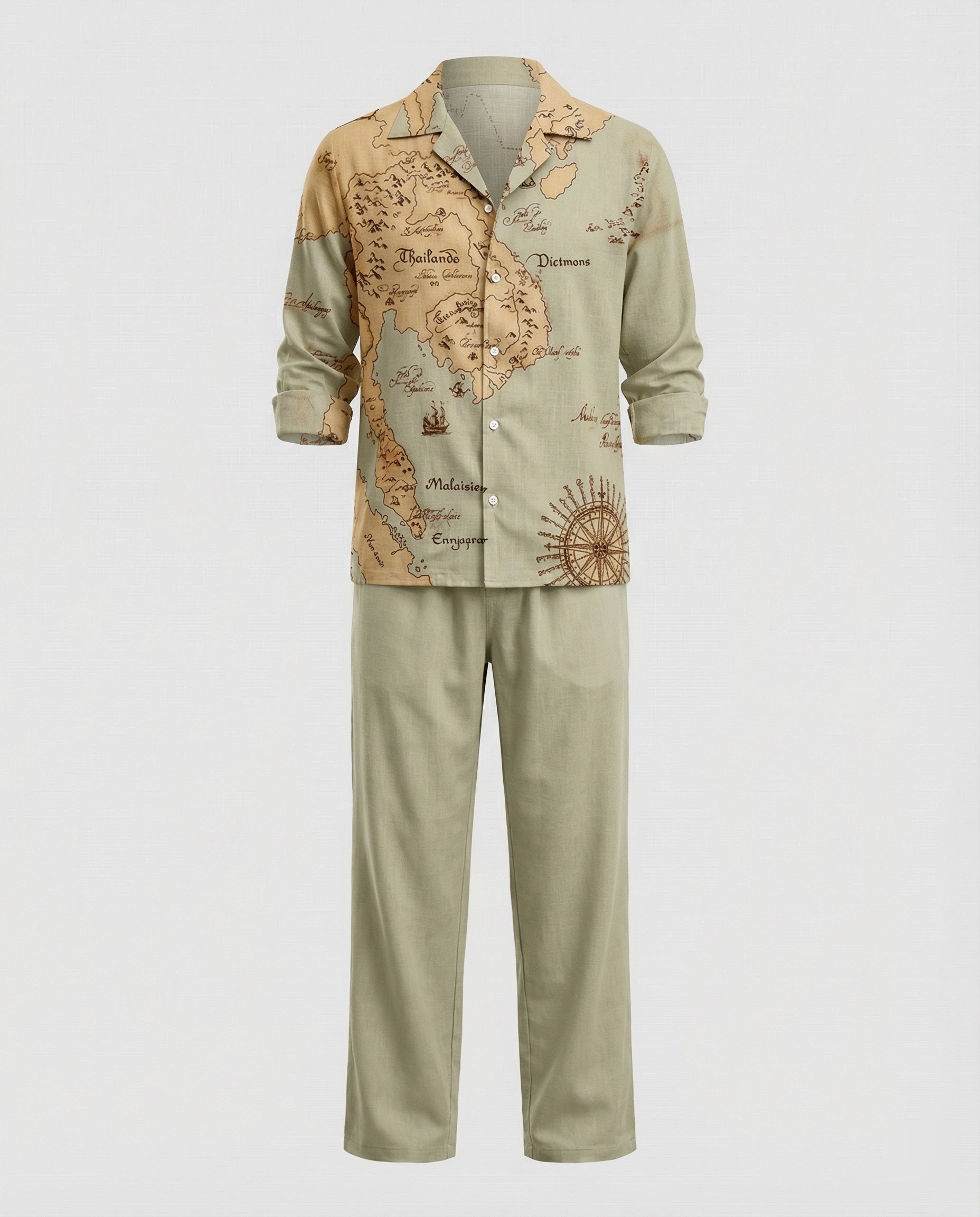 Men's Two-Piece Set Viscose Leisure