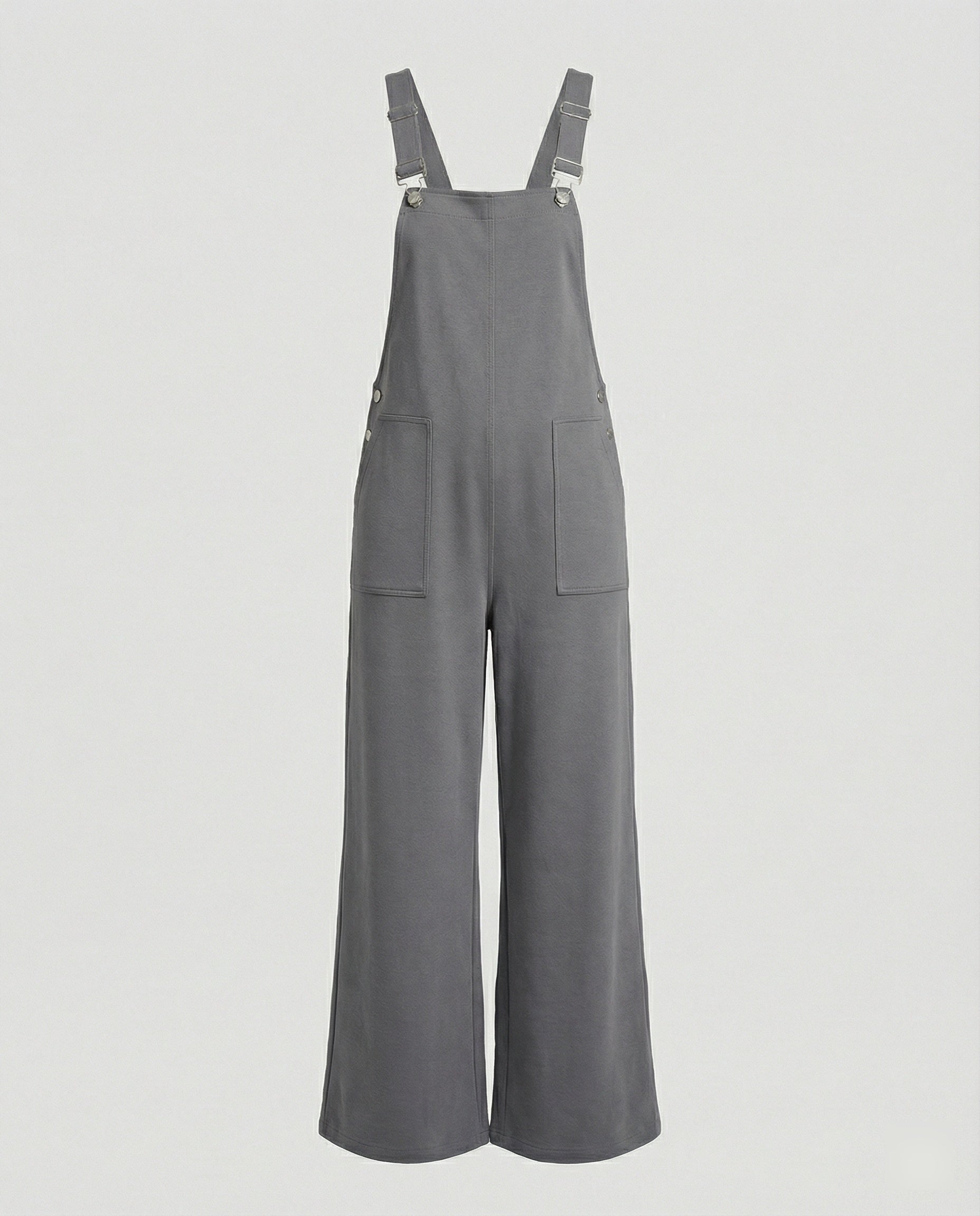Women's dungarees with wide legs