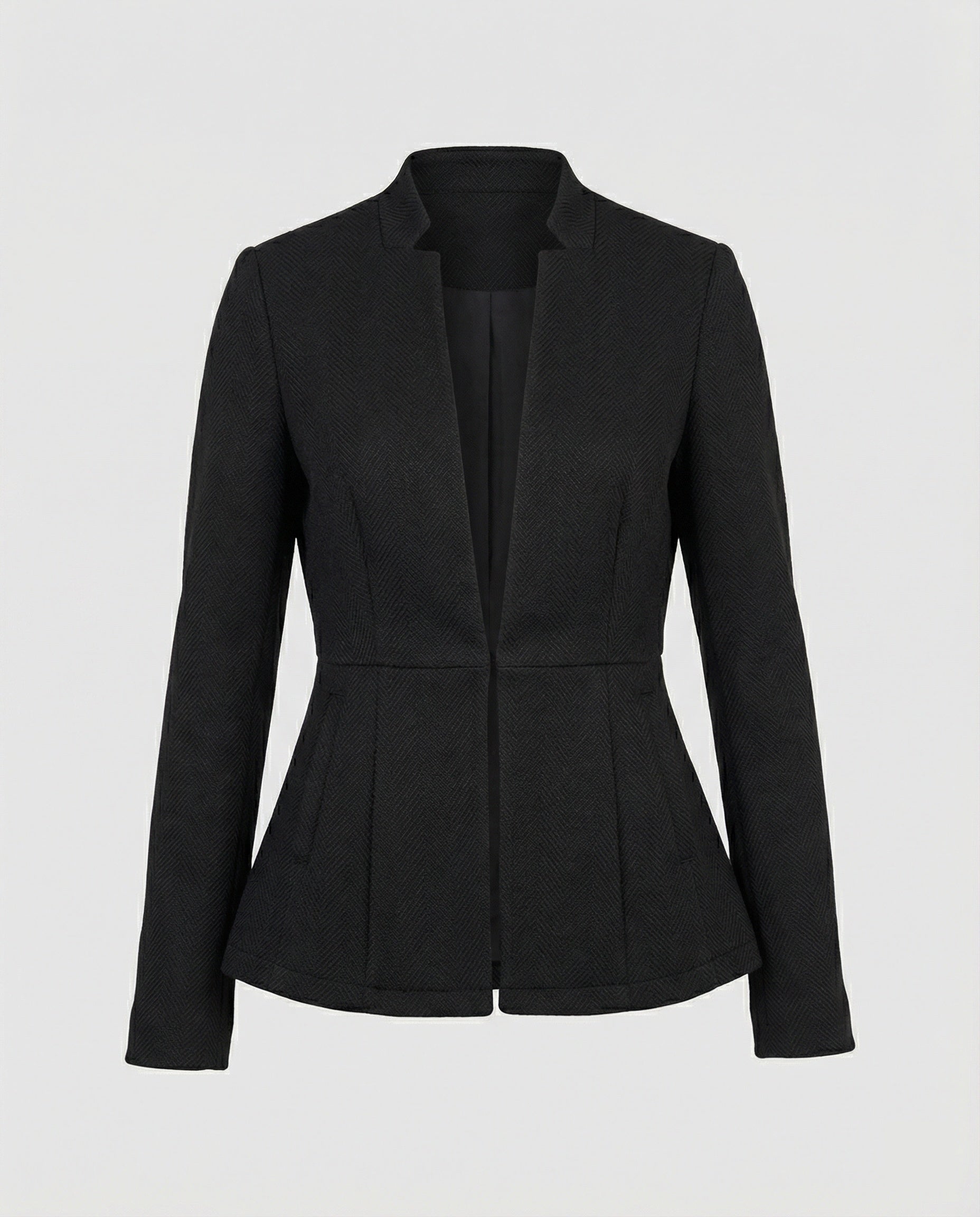 Women's Blazer Sleeveless Houndstooth