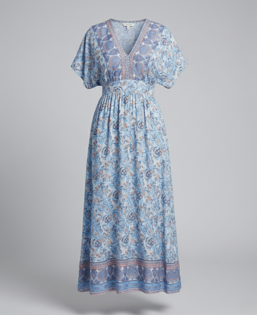 Boho Maxi Dress Summer Women Floral