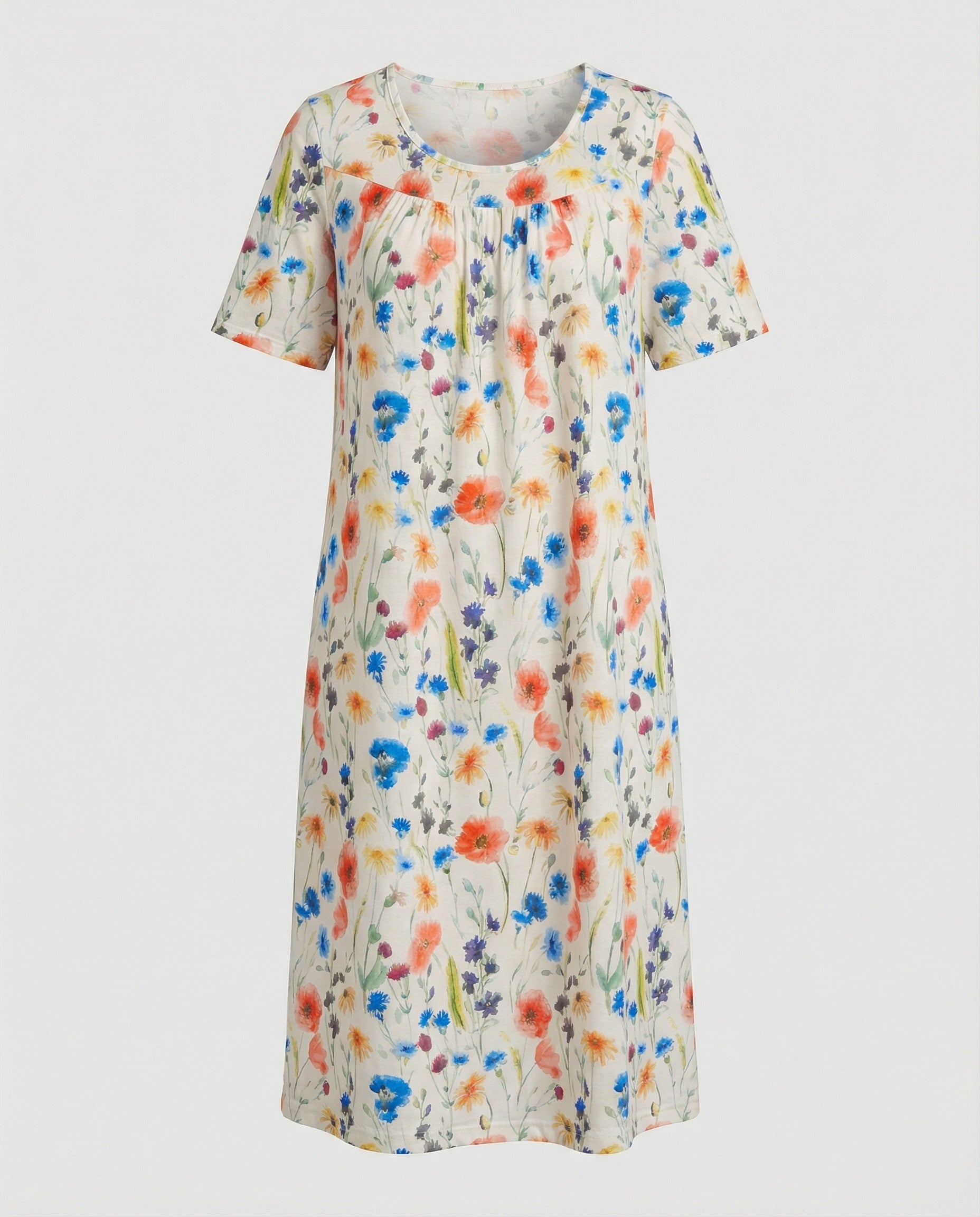 Ladies leisure dress jersey knee-length