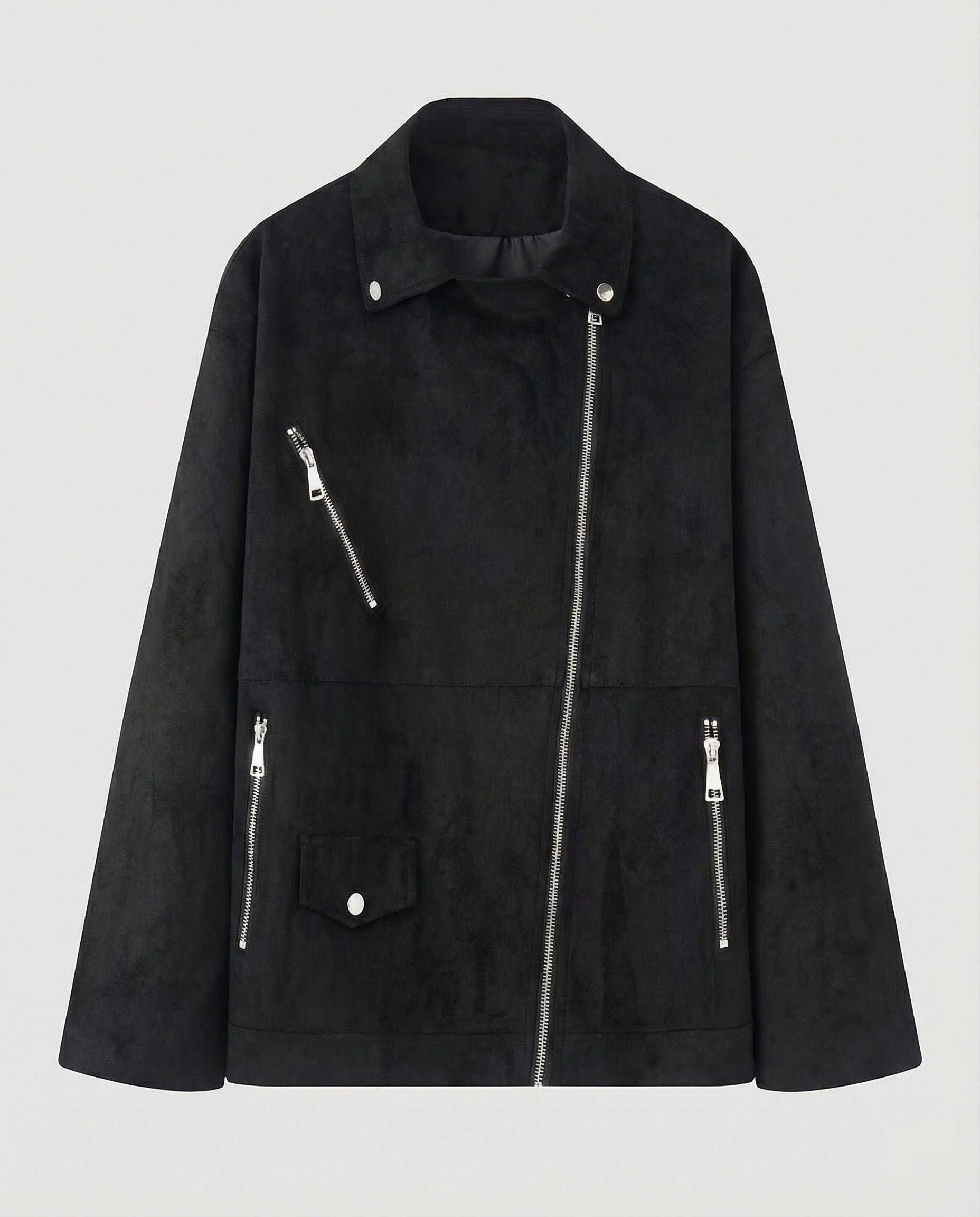Brown Leather Jacket Women Suede
