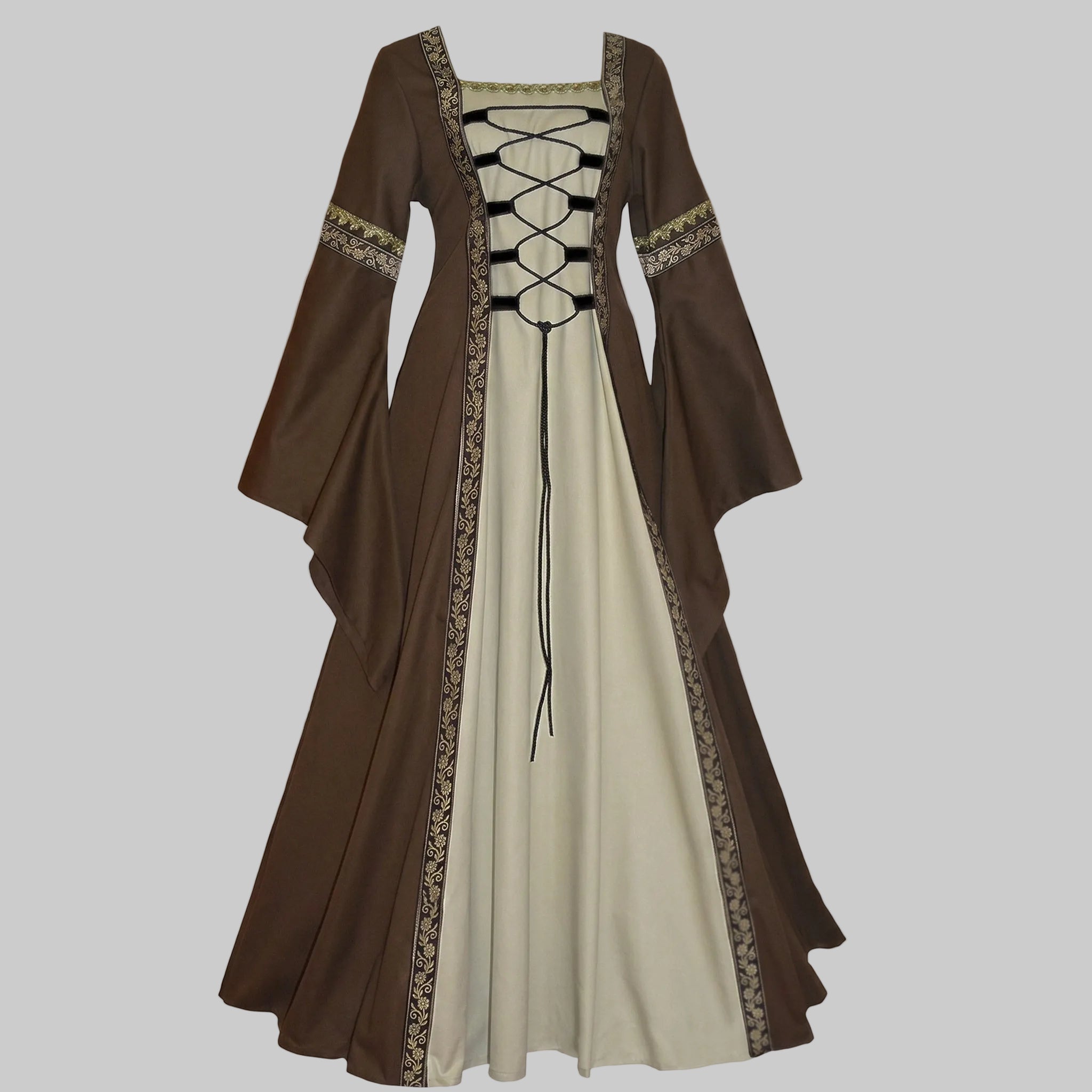 Women's historic fairy tale dress with elegant lacing design Chichicherry