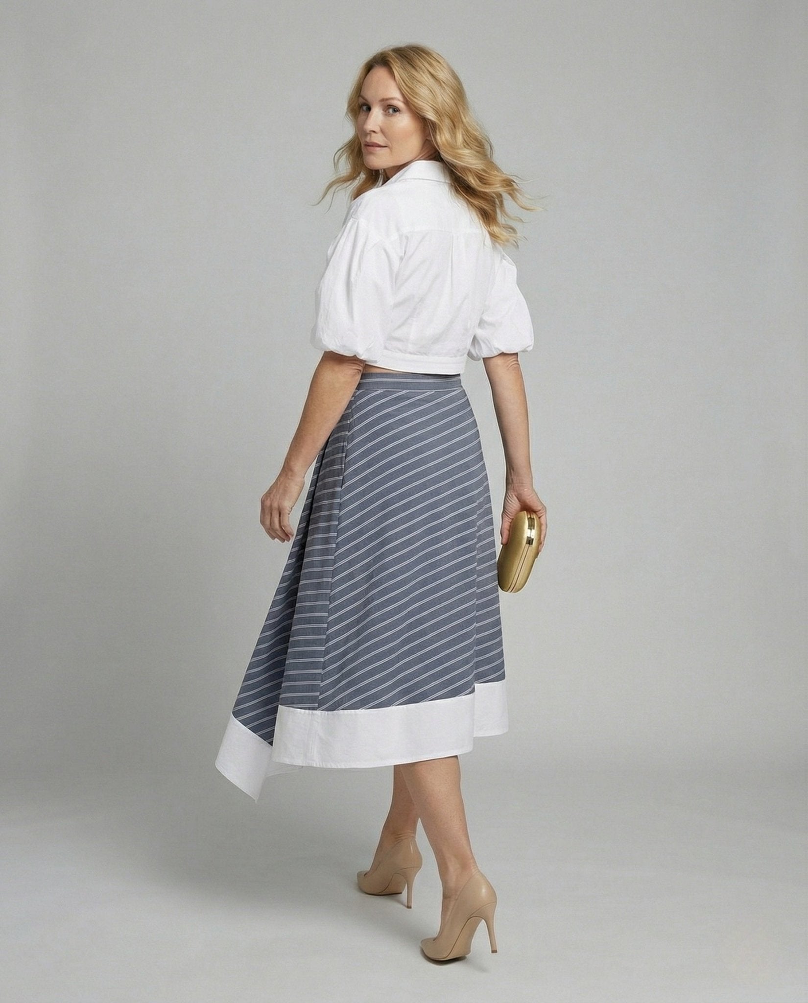 Skirt Women Midi Wrap Look - Chichicherry