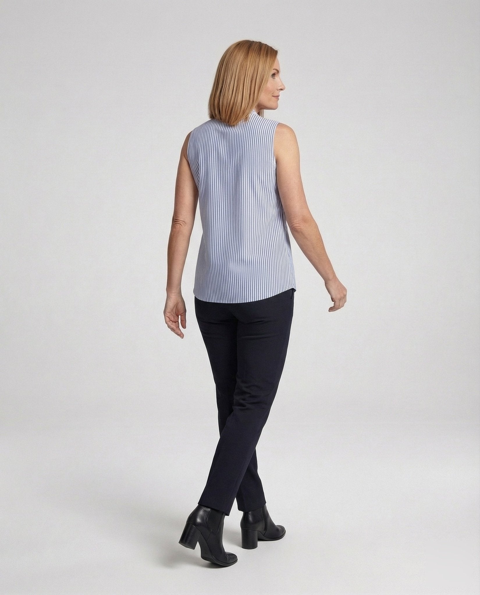 Sleeveless Blouse Striped Women - Chichicherry