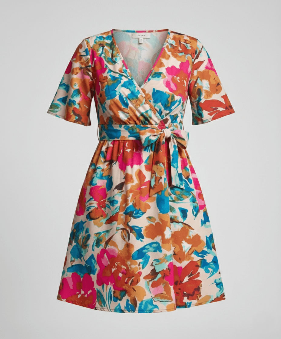 Summer dress women short ruffle - Chichicherry