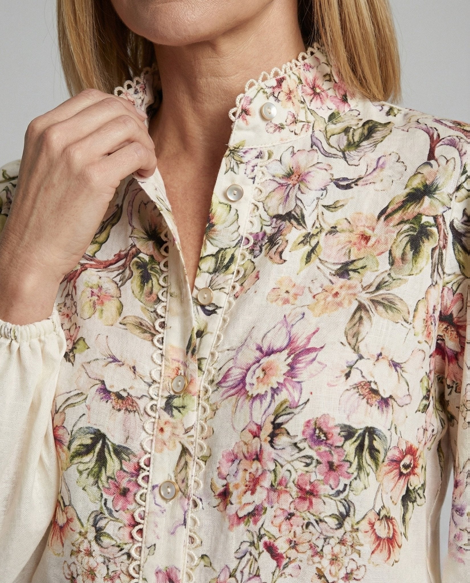 Two-piece Set Floral With Shorts Ladies - Chichicherry