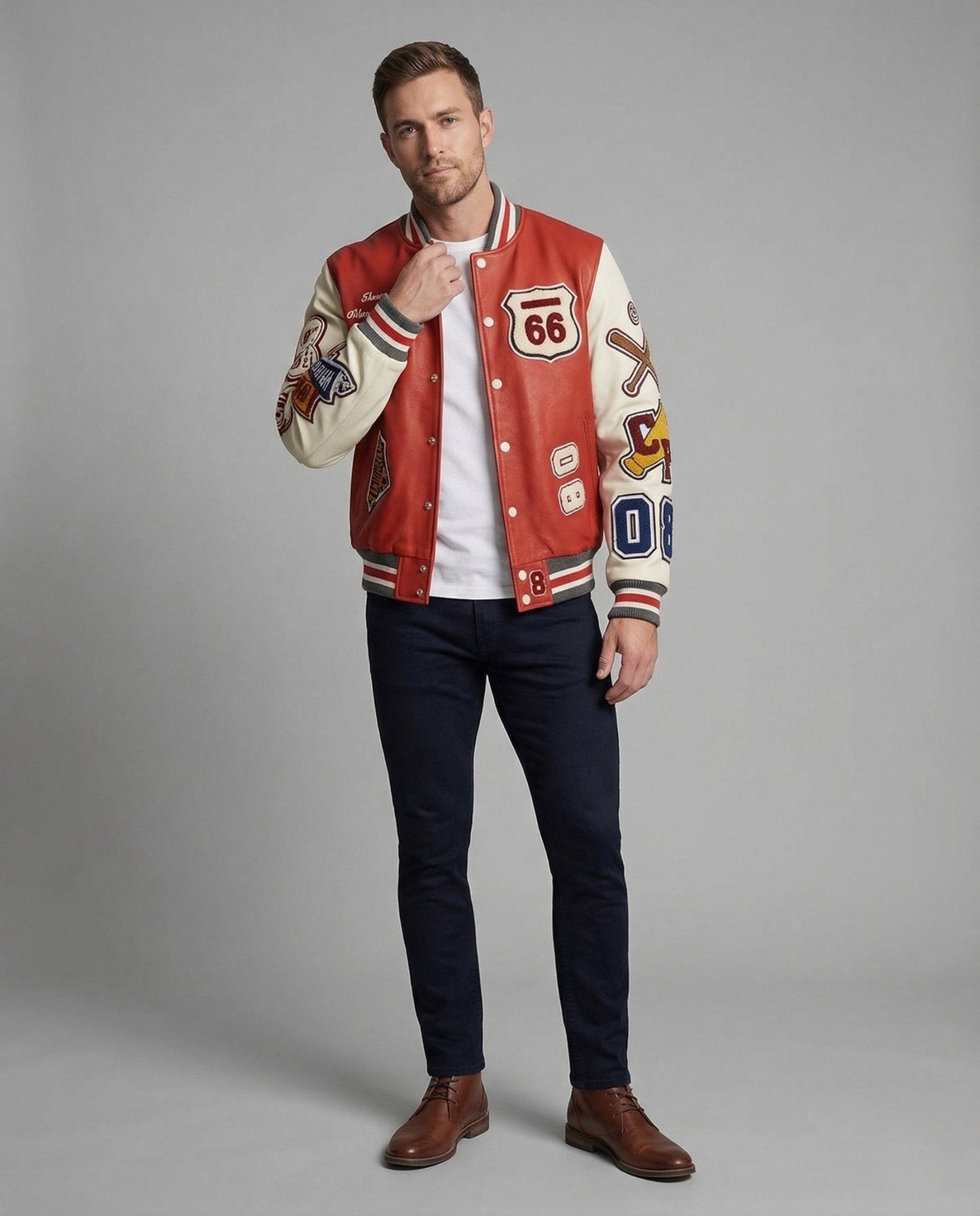 Unisex College Letterman Jacket - Chichicherry