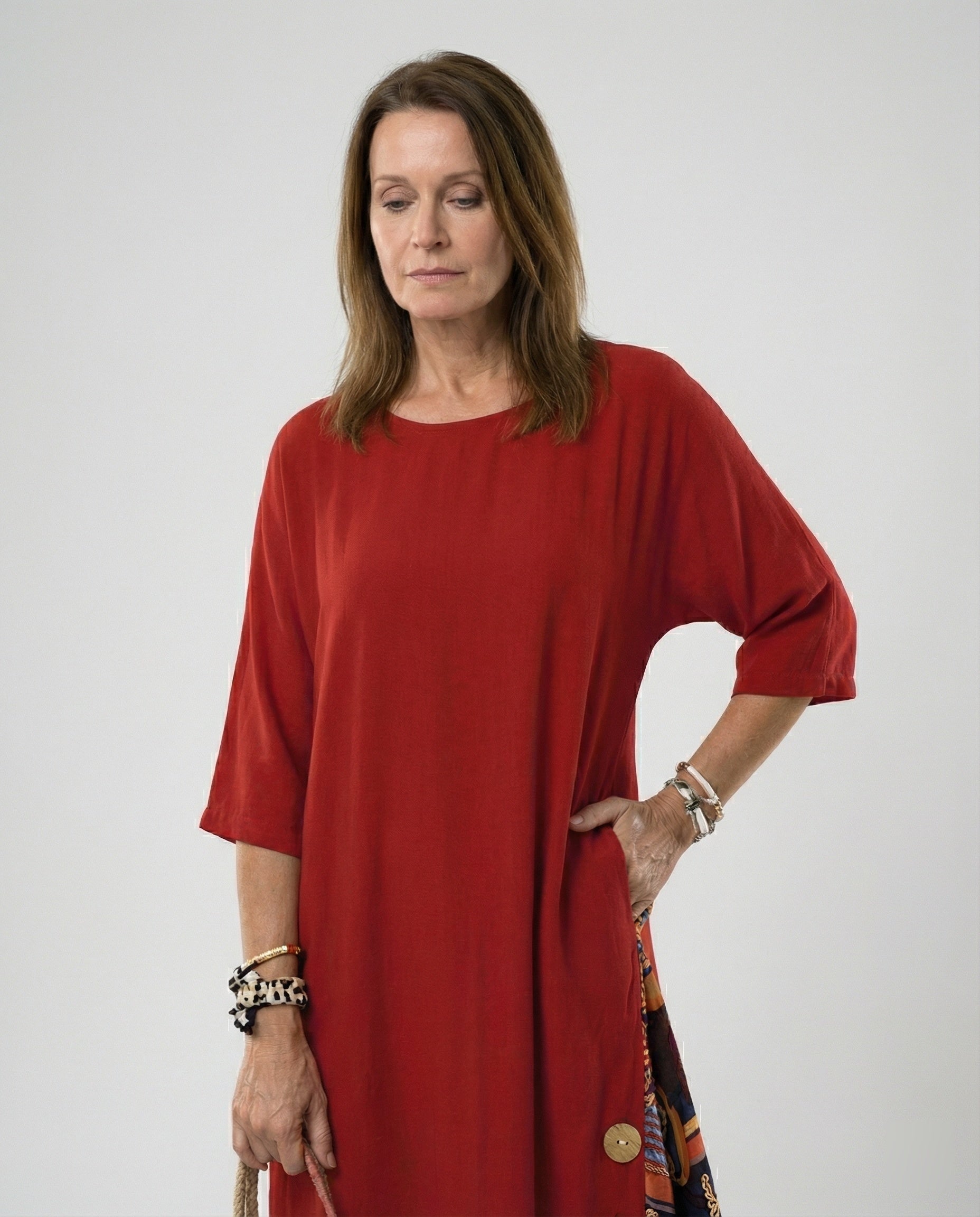 Women Maxi Dress Print Asymmetrical