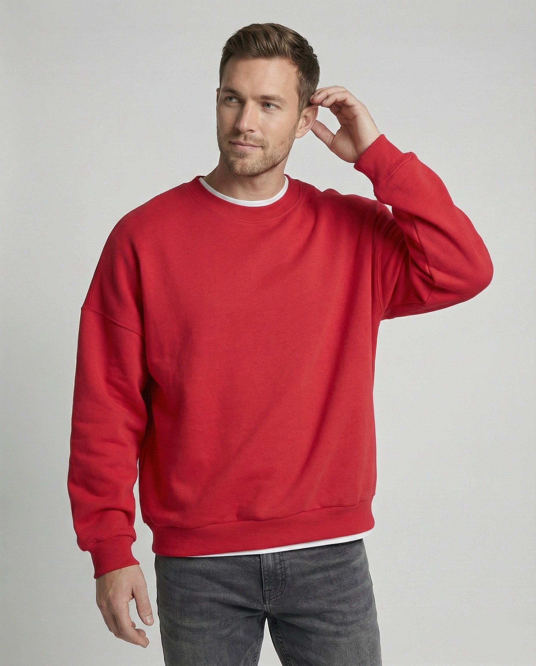 Leisure Wear Men Sweatshirt Oversize
