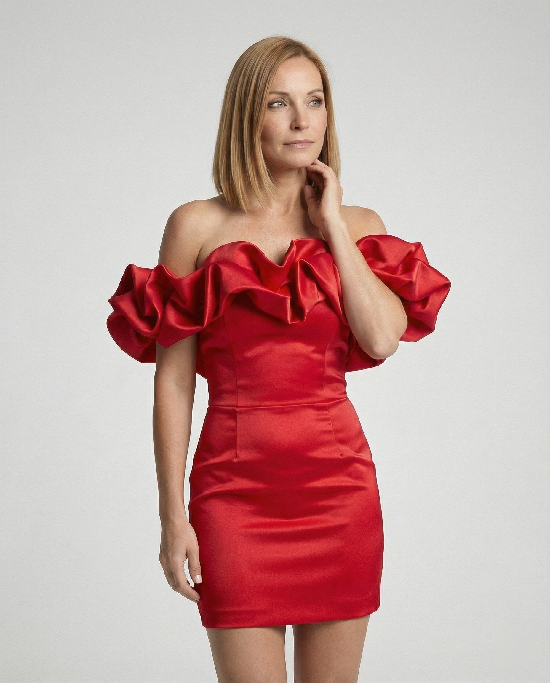 Women's Cocktail Dress Off-Shoulder Elegant