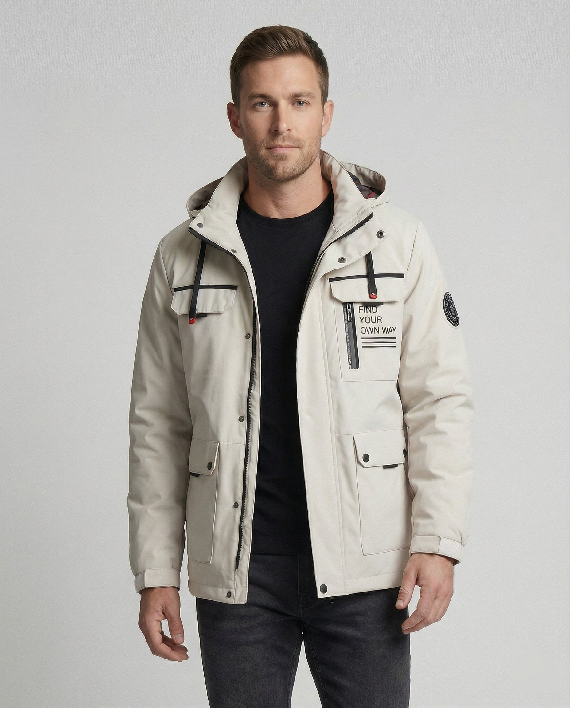 Men's Biker Jacket Leather Suede