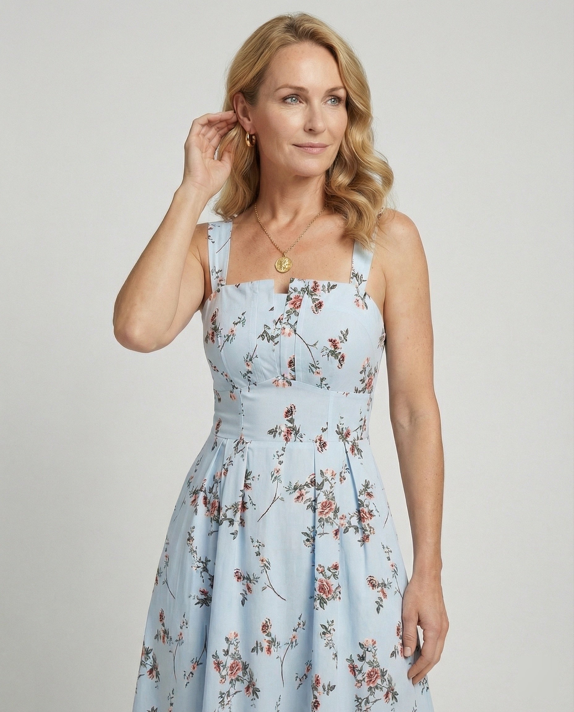 Women Midi Dress Corset Elegant