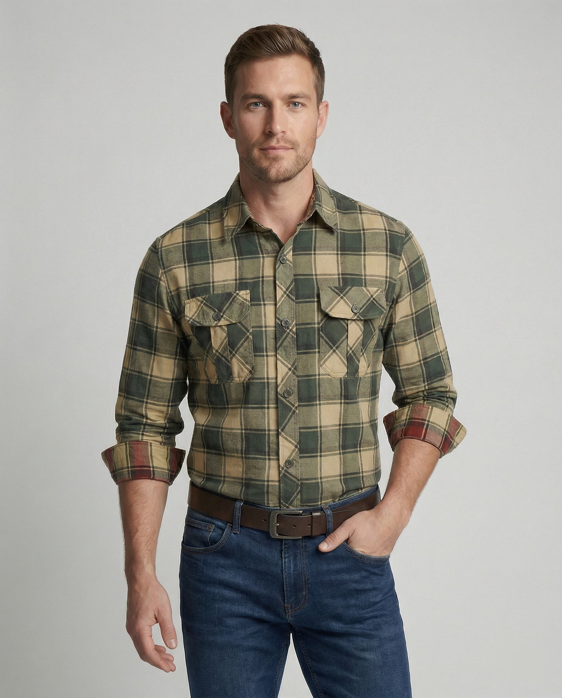 Men's Long Sleeve Shirt Men's Flannel